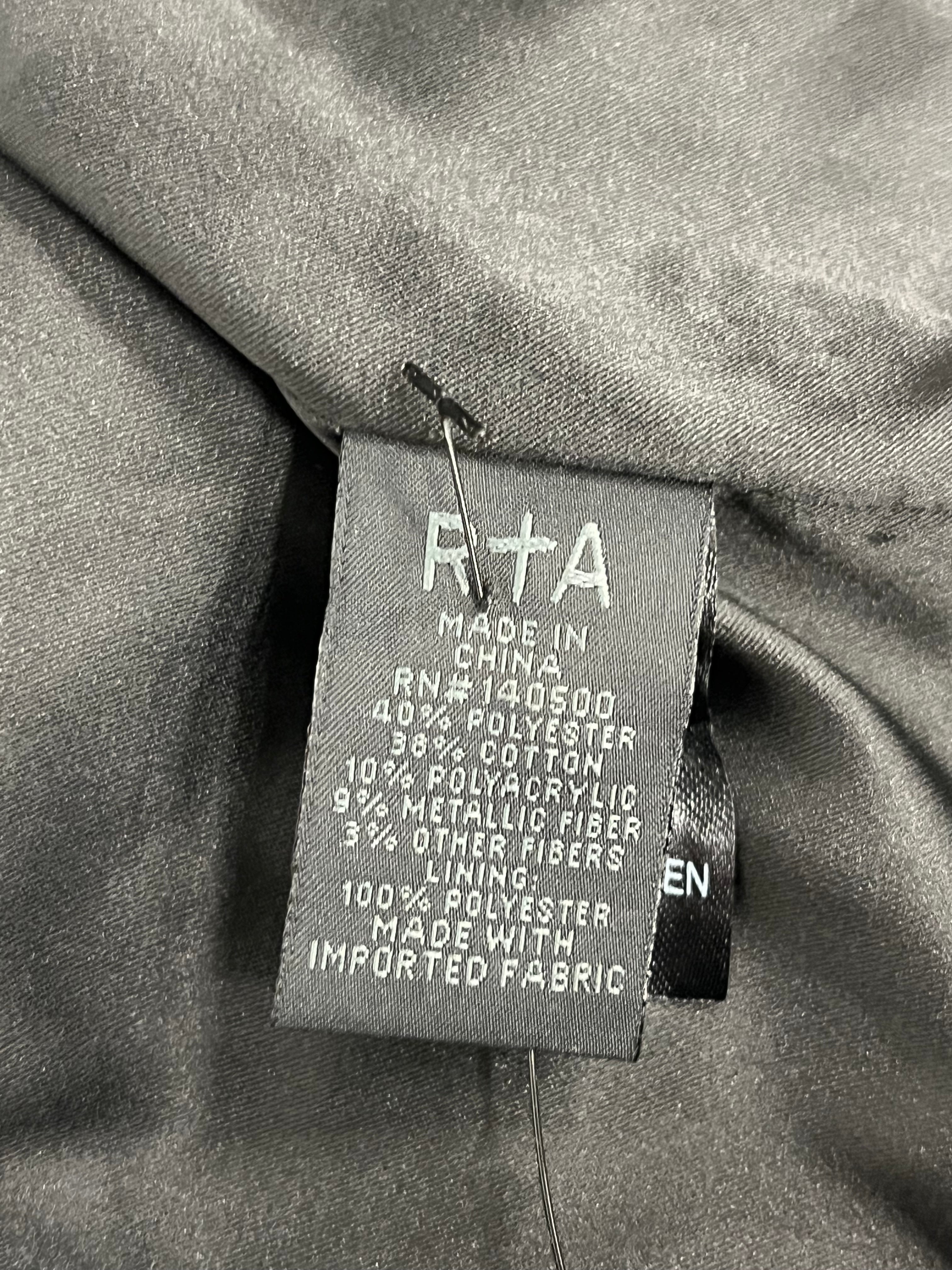 RtA/Jacket/XXS/Cotton/SLV/Stripe/silver stripes view 4