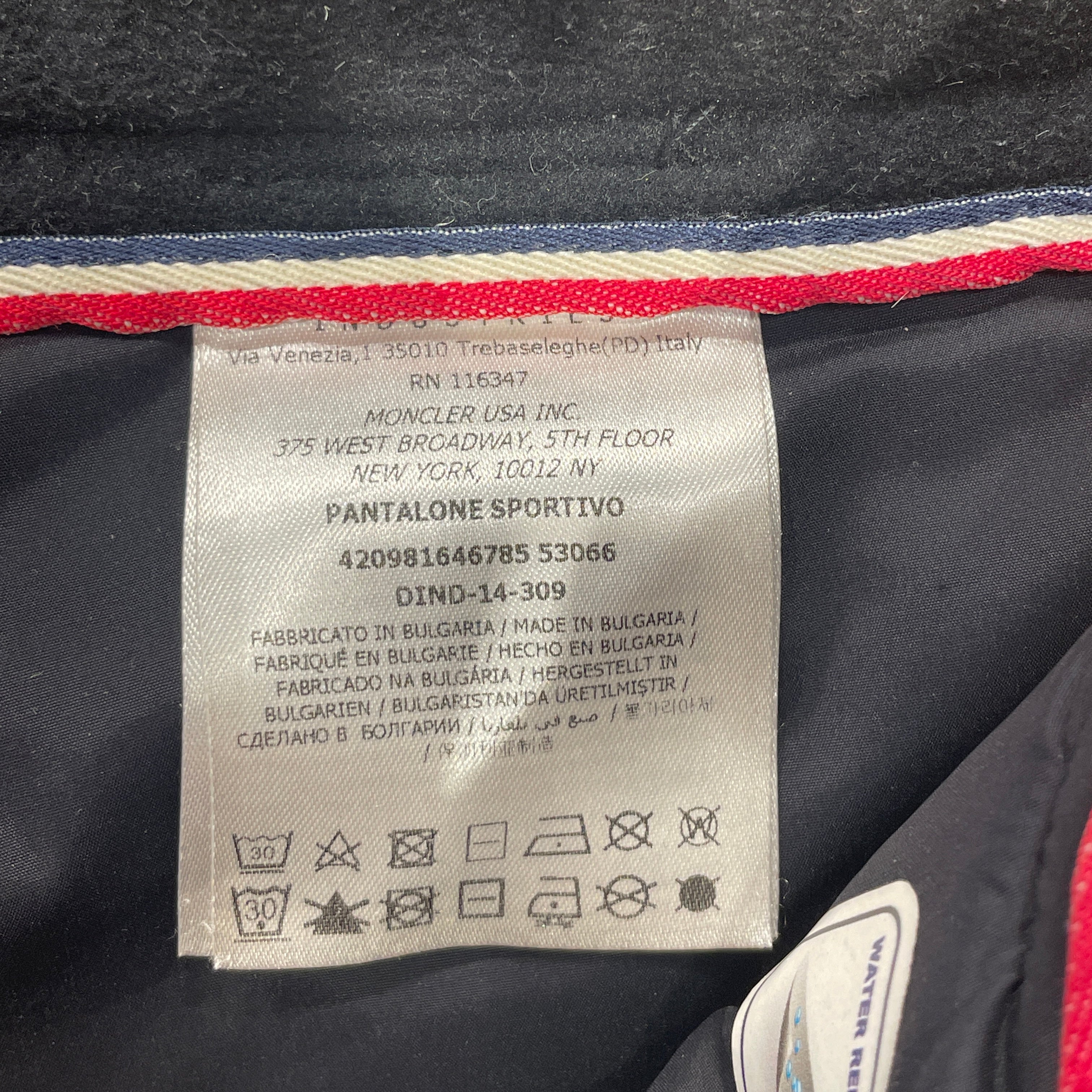 MONCLER/Bottoms/S/Polyester/BLK/FLARE SNOW PANTS view 4