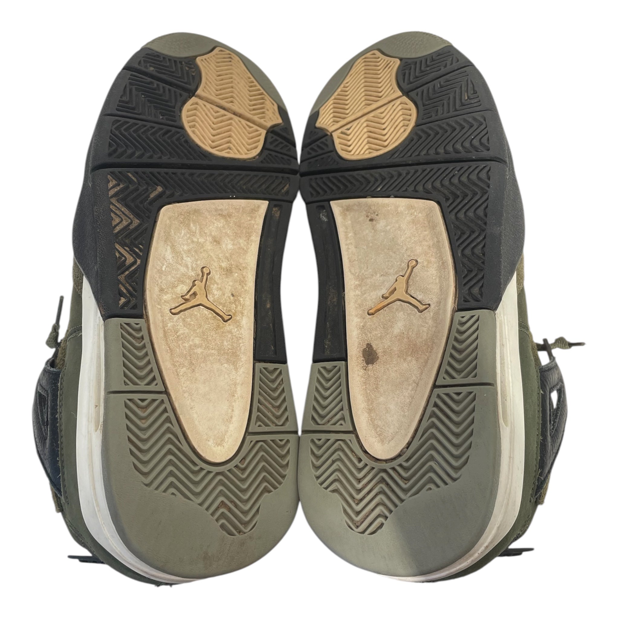 NIKE/AIR JORDAN 4 RETRO/Hi-Sneakers/US 11/Suede/GRN/FB9927-200 view 4