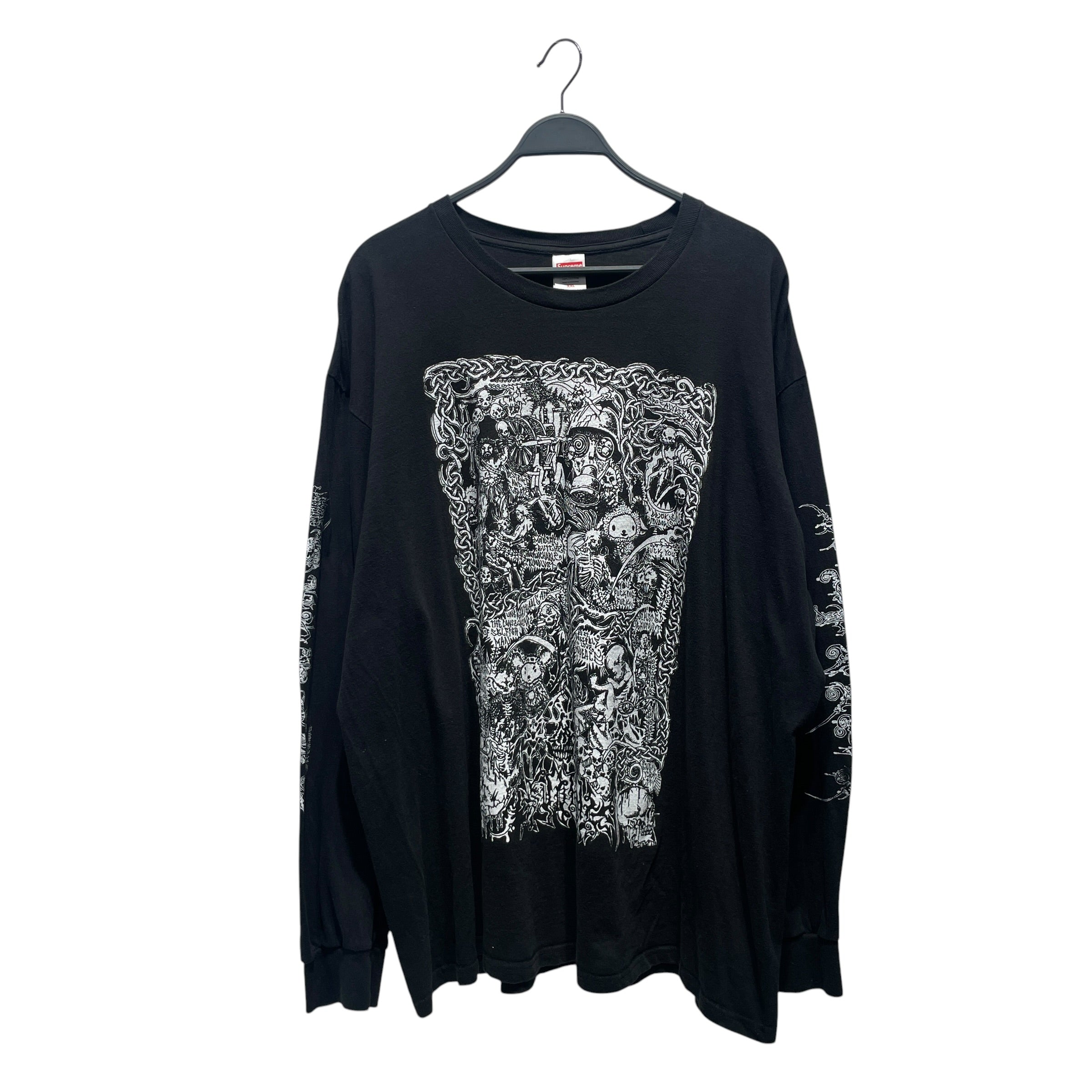 Supreme/LS T-Shirt/XXL/Cotton/BLK/wombat view 1