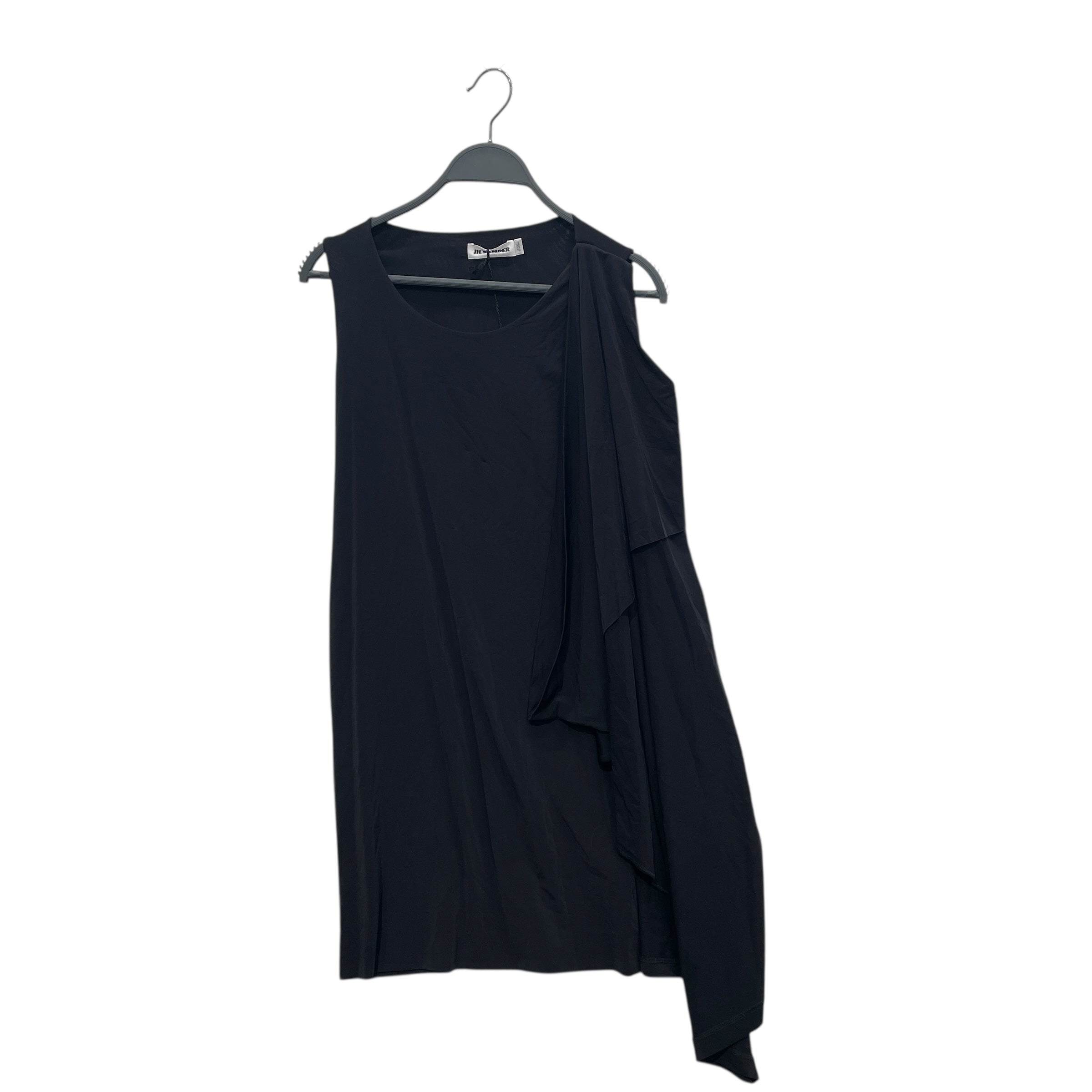 JIL SANDER/SL Blouse/M/Polyester/BLK/SHOULDER ATTACHMENT TOP view 1