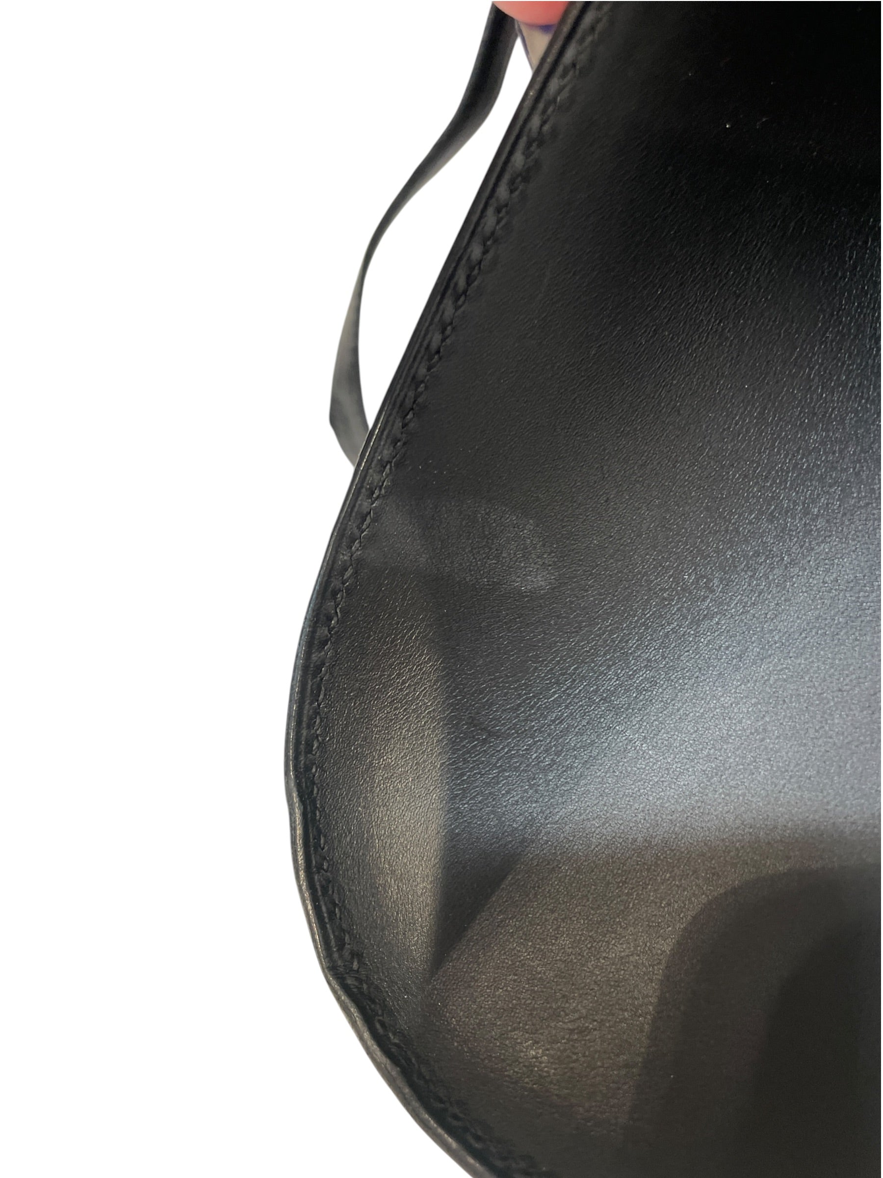 HERMES/Cross Body Bag/Leather/Black/ view 9