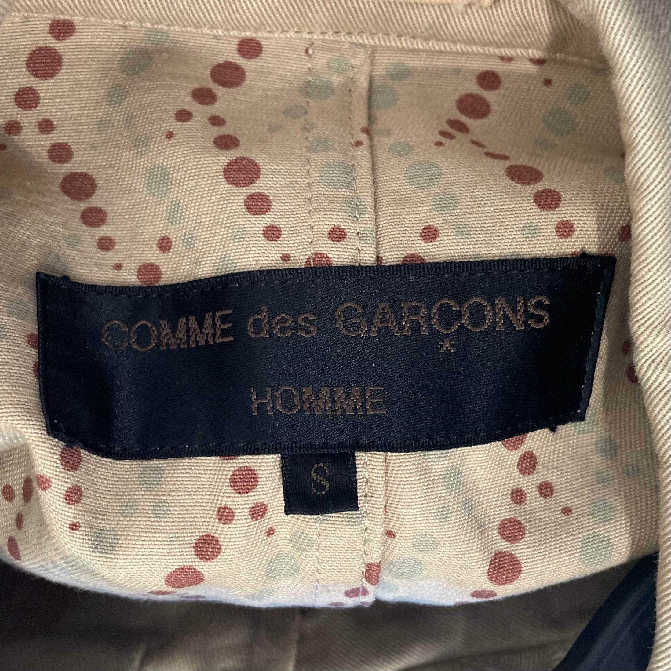 COMME des GARCONS HOMME/Coverall/S/Beige/Cotton/hf-j072 view 3