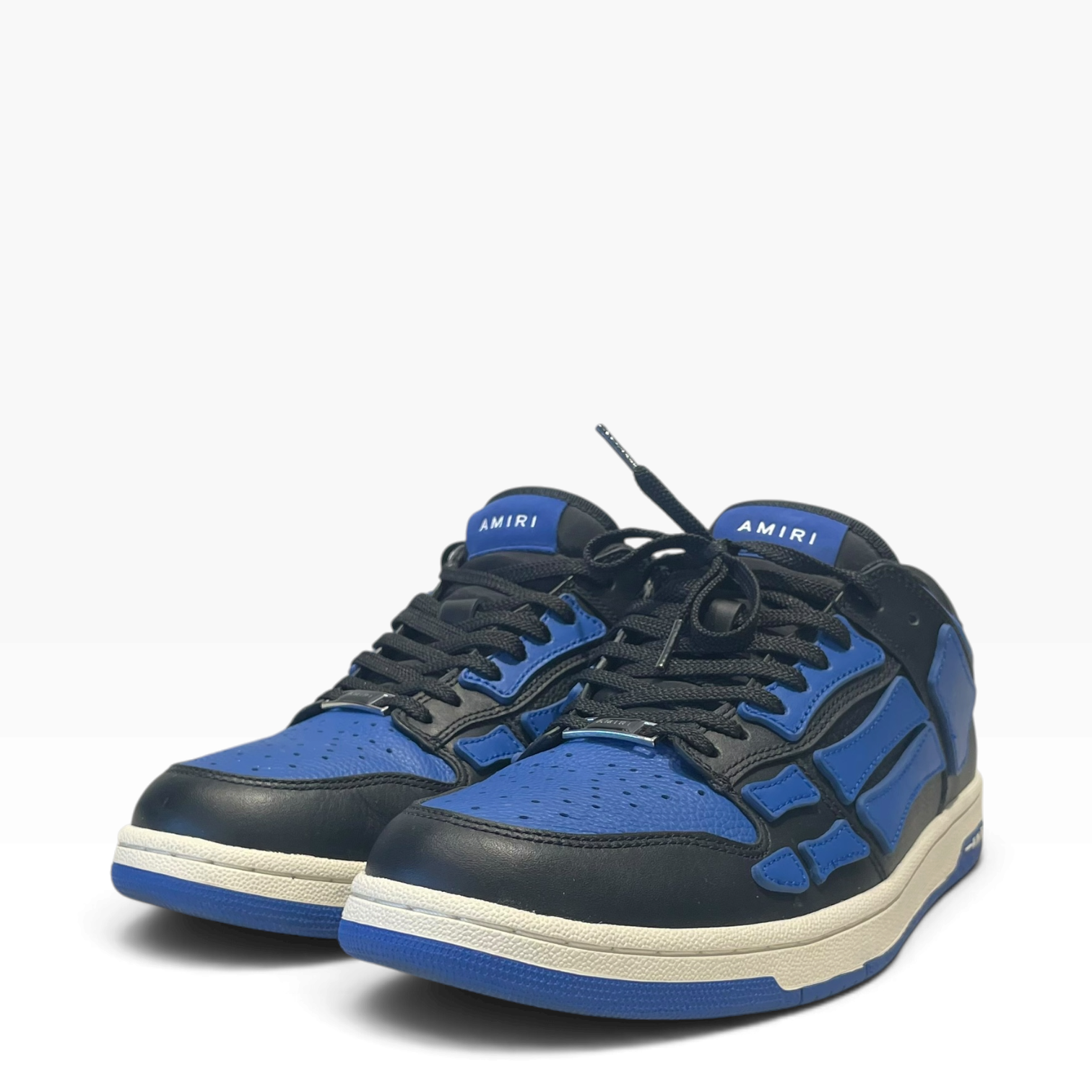 AMIRI/Low-Sneakers/US 11/Leather/BLU/Colorblock Lace Up