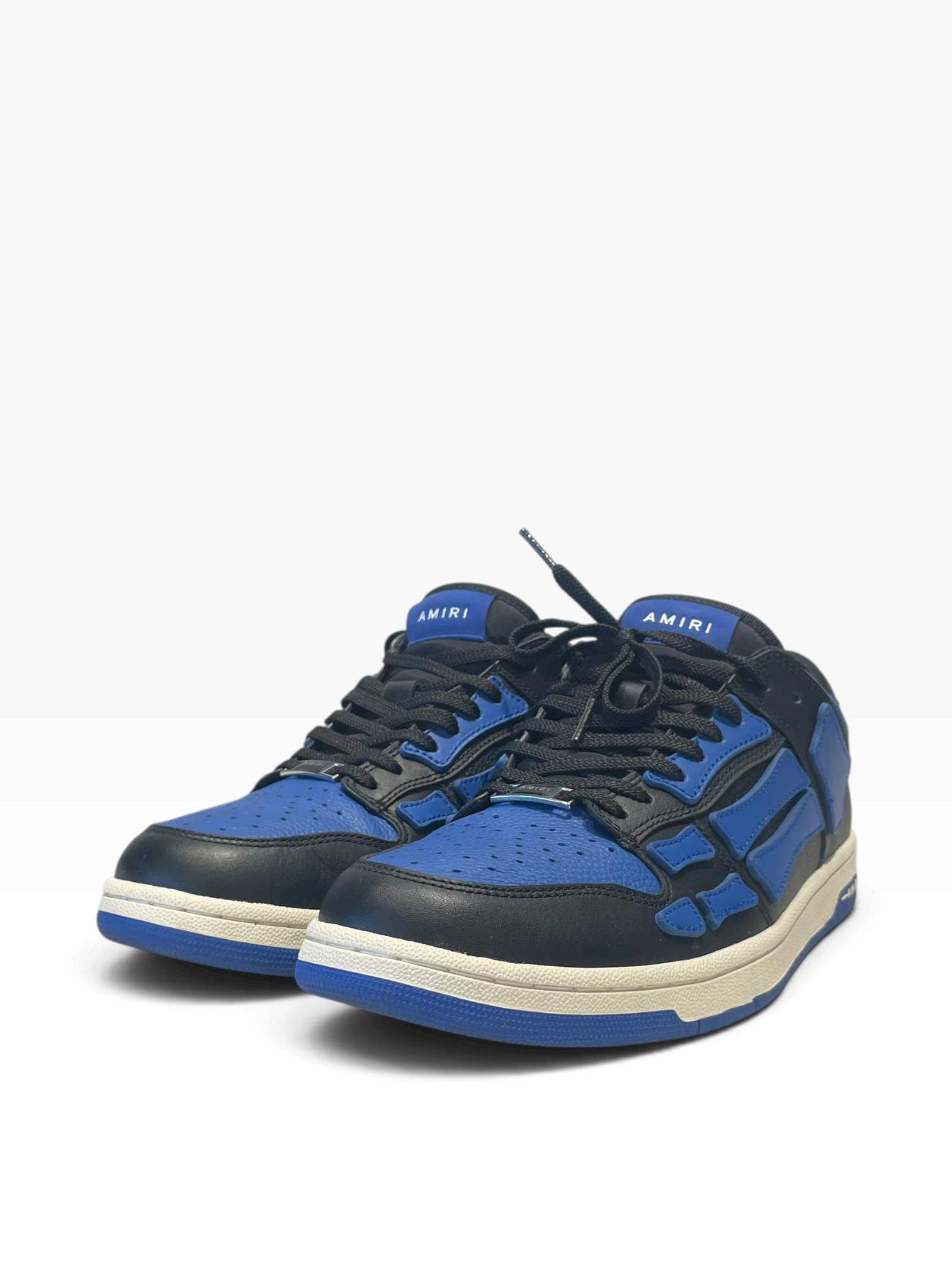 AMIRI/Low-Sneakers/US 11/Leather/BLU/Colorblock Lace Up view 1