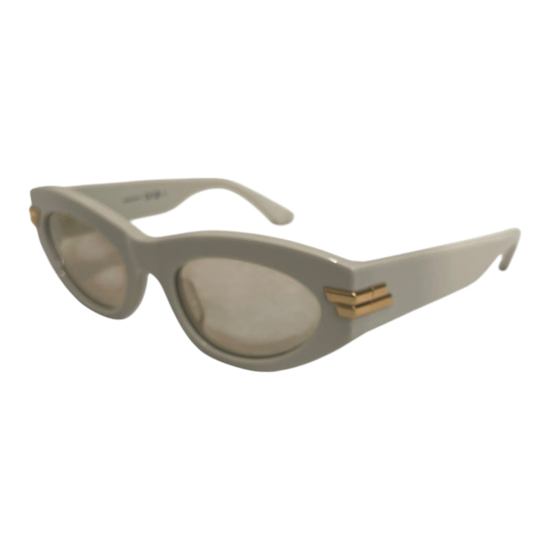 BOTTEGA VENETA/Sunglasses/M/Plastic/CRM/BV1189S GOLD ACCENTS ON FRAMES