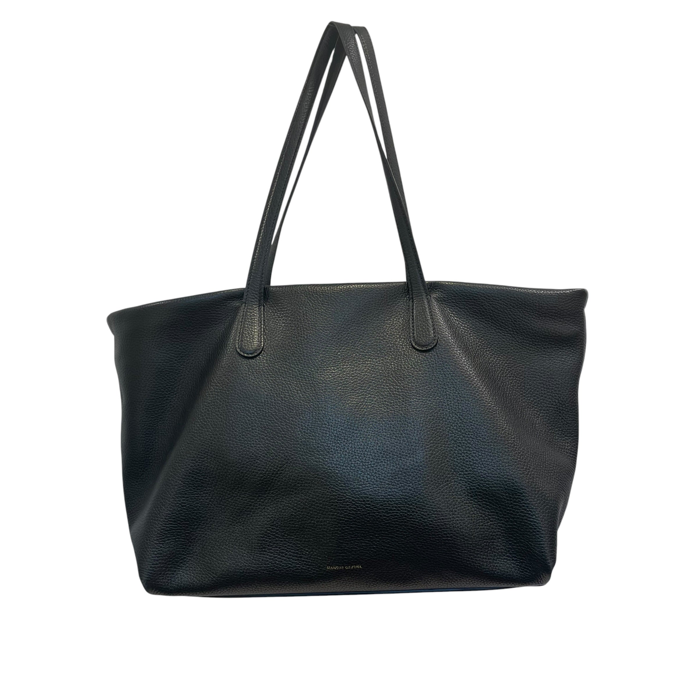 Mansur Gavriel/Tote Bag/Leather/BLK/POCKET ON INSIDE view 1