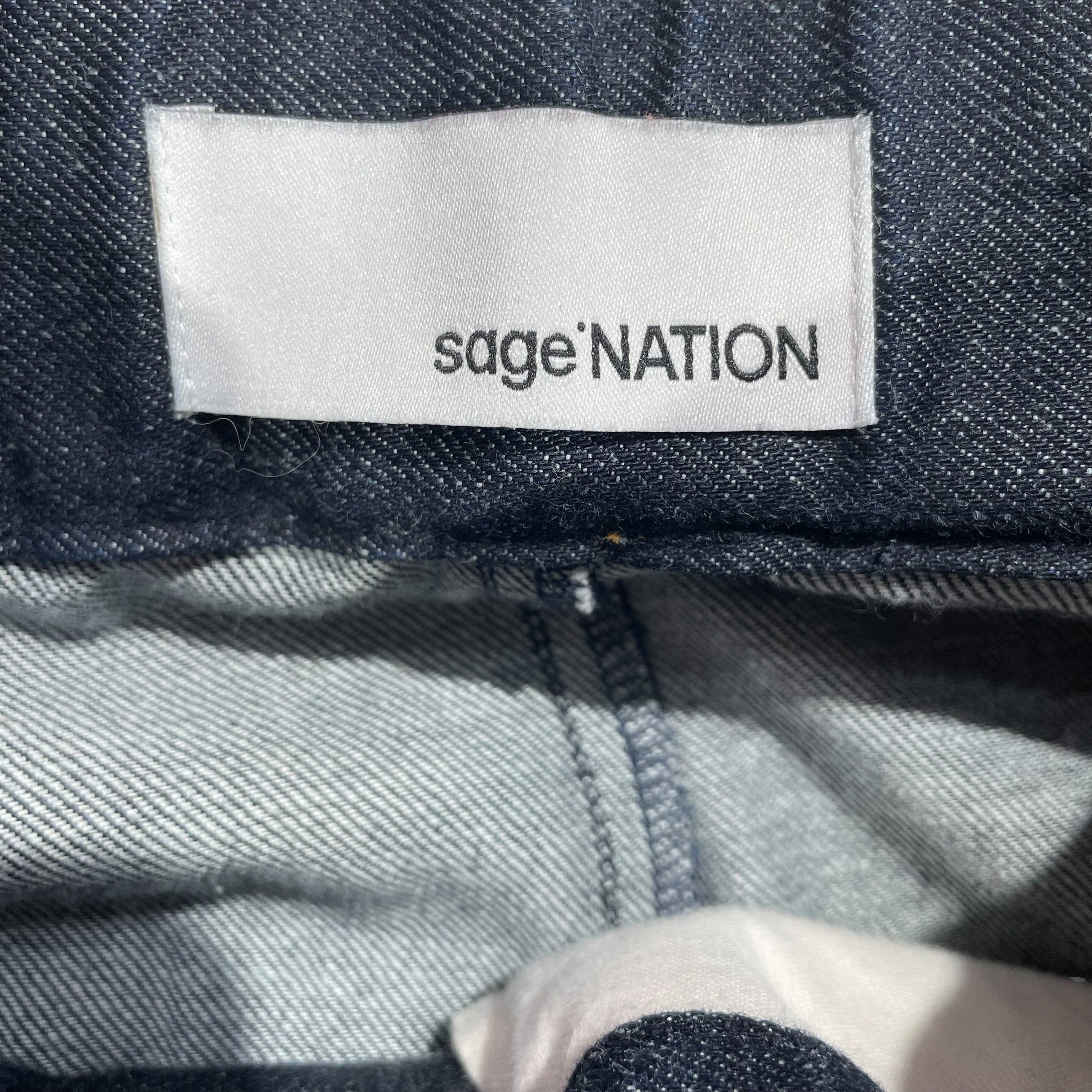 SAGENATION/Shorts/M/Denim/BLU/Sage Nation Box Pleat Shorts view 3
