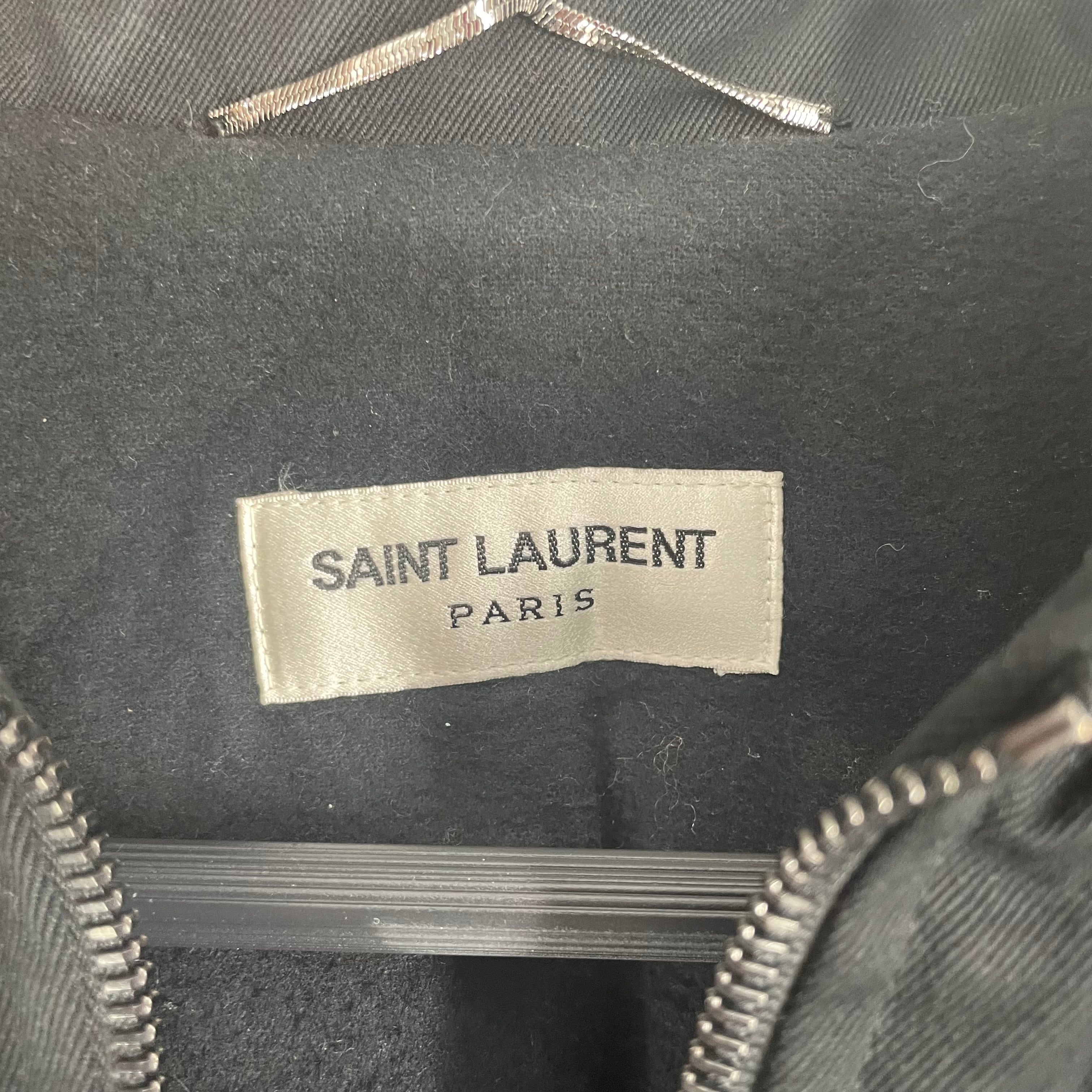 YVES SAINT LAURENT/Jacket/46/Cotton/BLK/UP53201701087 view 3