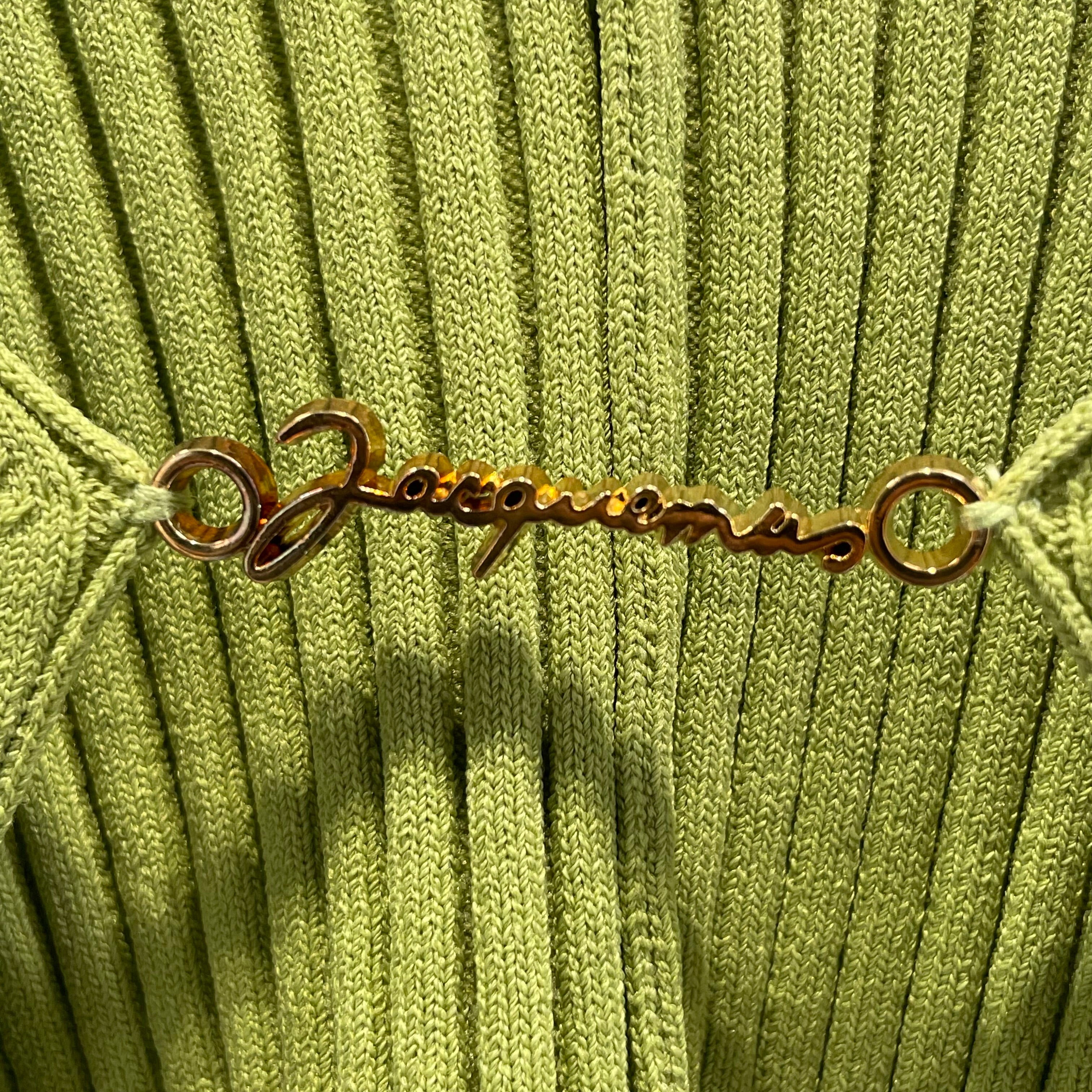 JACQUEMUS/Cardigan/M/GRN/viscose/lime grn view 3