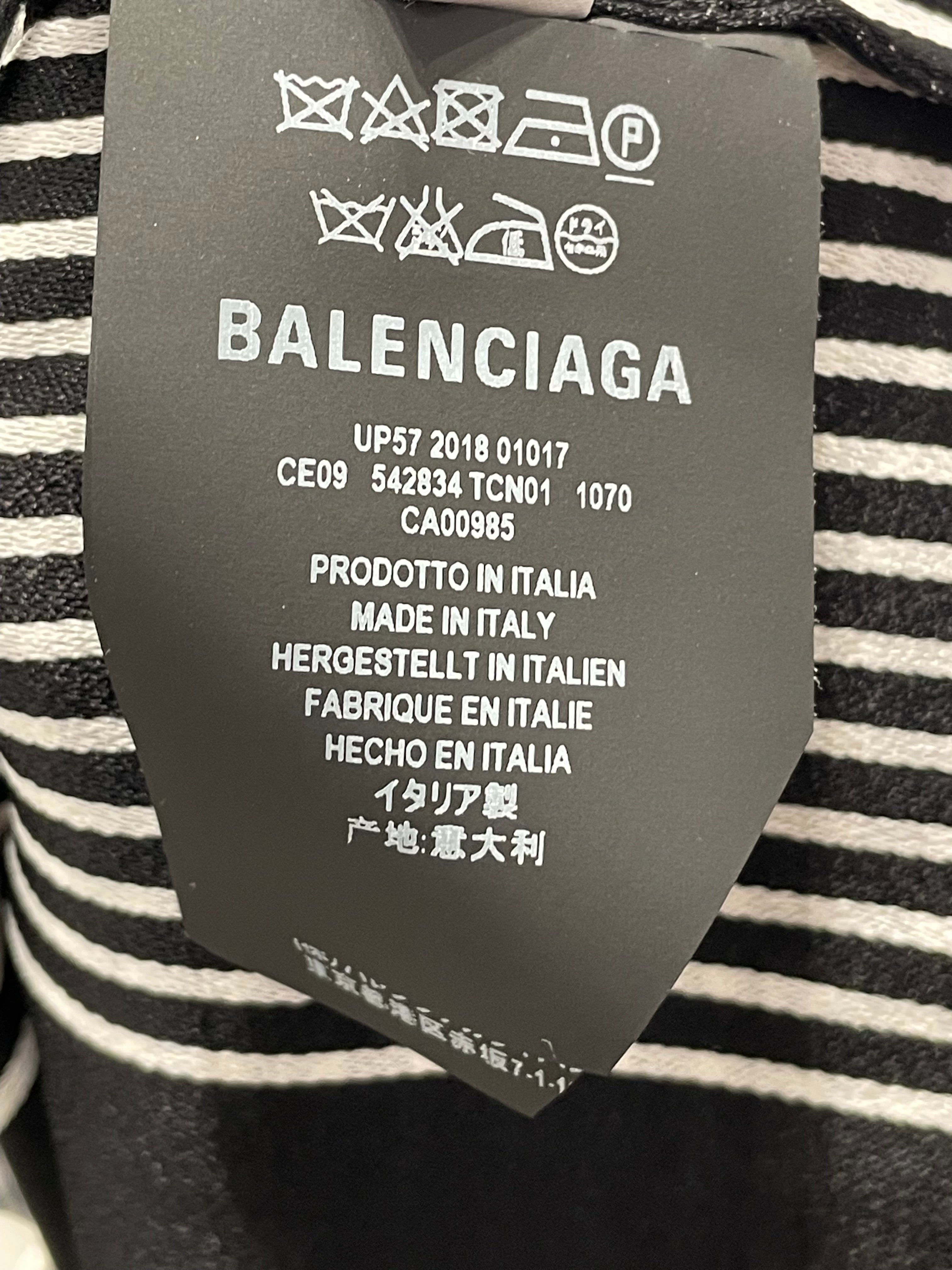 BALENCIAGA/SS Shirt/36/Cotton/BLK/Plaid/double collar view 4