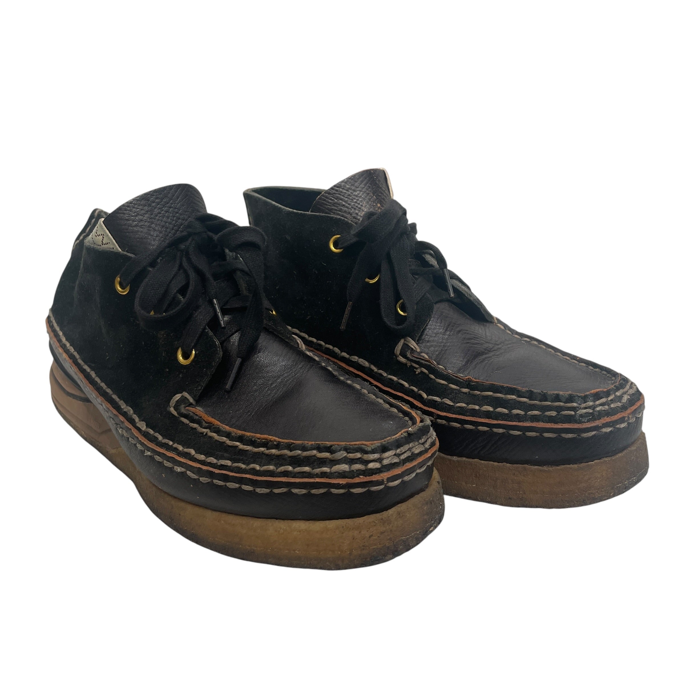 visvim/Shoes/US 9/Suede/BLK/U-Tip/BOAT view 1