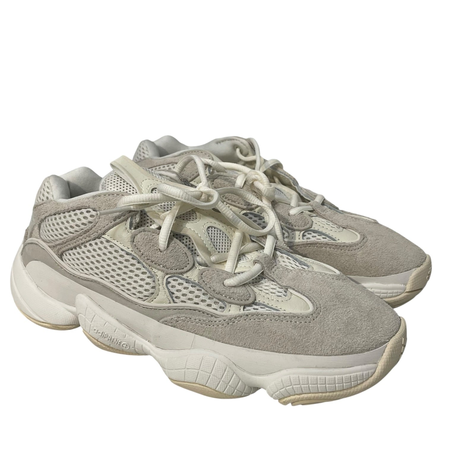 adidas/Low-Sneakers/US 6.5/Faux Leather/WHT/Yeezy 500 view 1