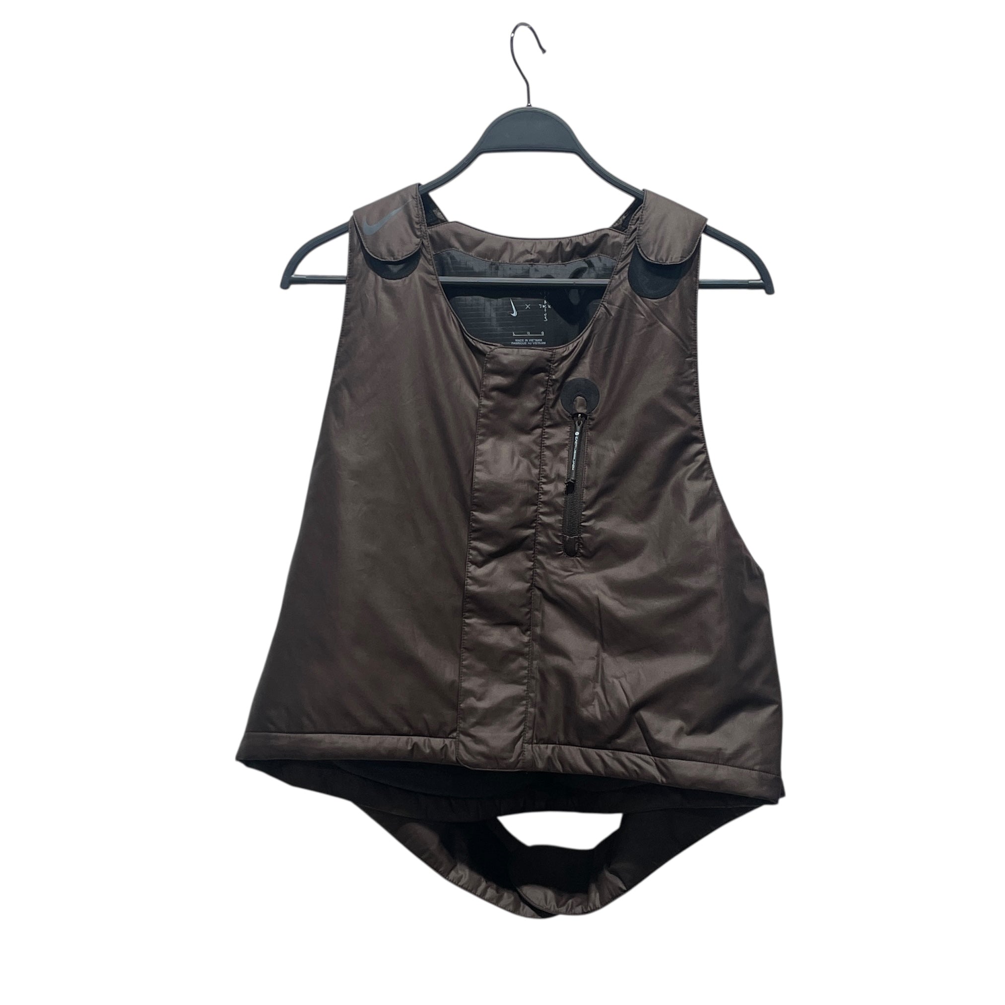 NIKE/TRAVIS SCOTT/Nylon Vest/L/Nylon/BRW/velvet view 1