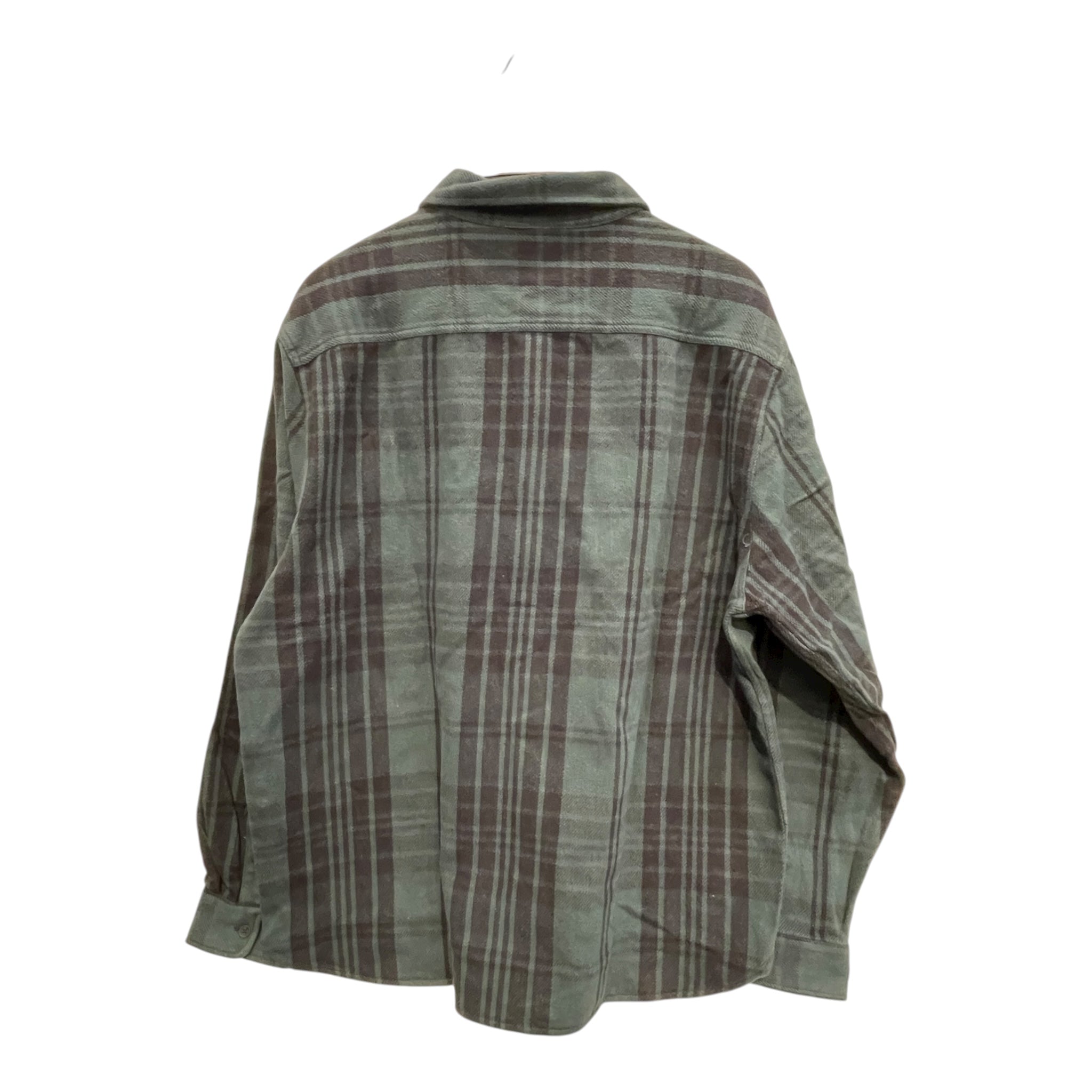 thisisneverthat/Flannel Shirt/L/Cotton/GRN/Plaid/grn black flannel view 2