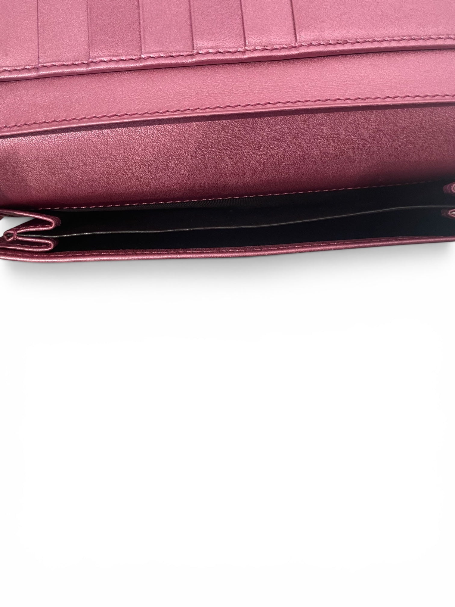 GUCCI/Bifold Wallet/Monogram/Leather/RED/L's/Heart Bit Wallet view 4