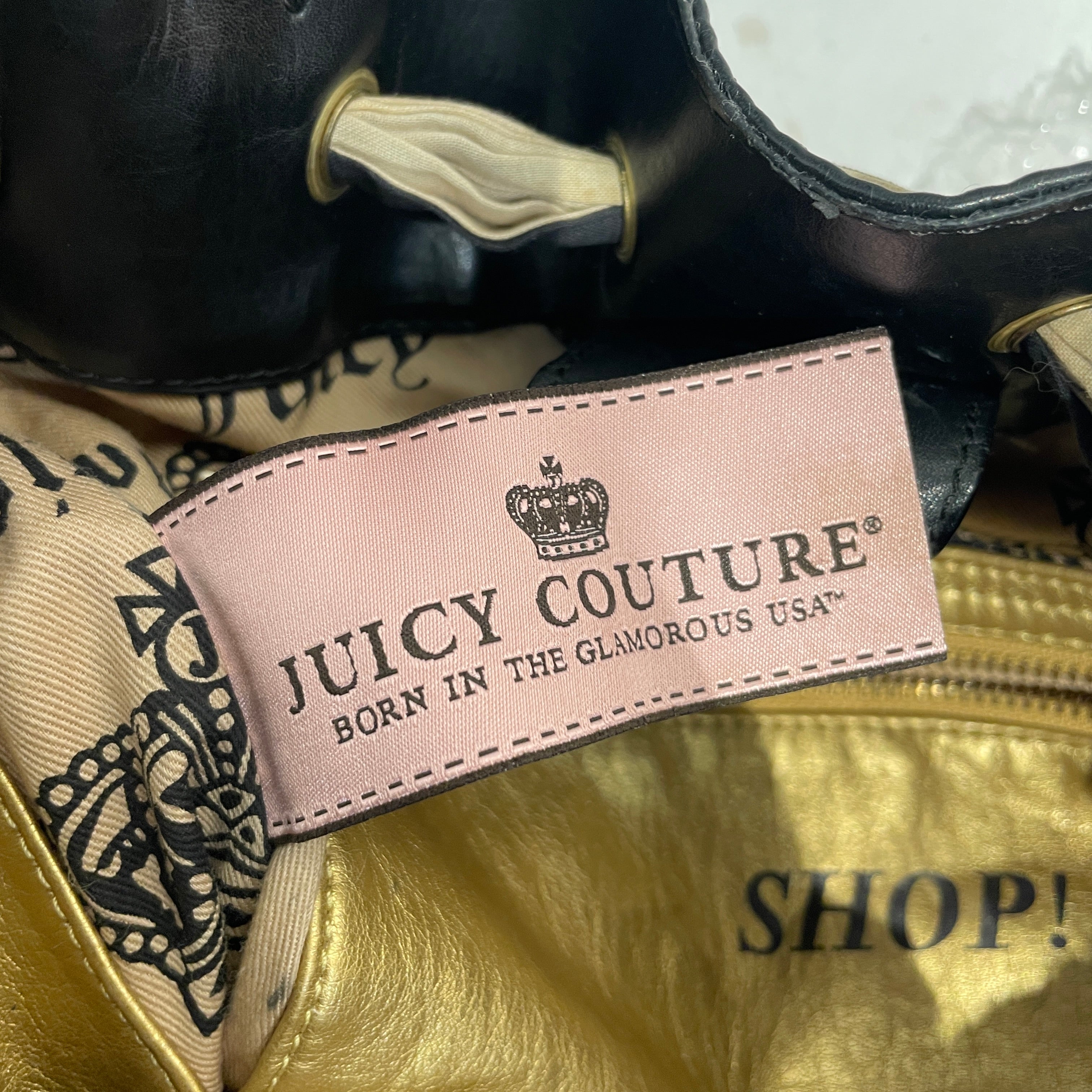 JUICY COUTURE/Hand Bag/Graphic/Cotton/BRW/VINTAGE HANDBAG view 5