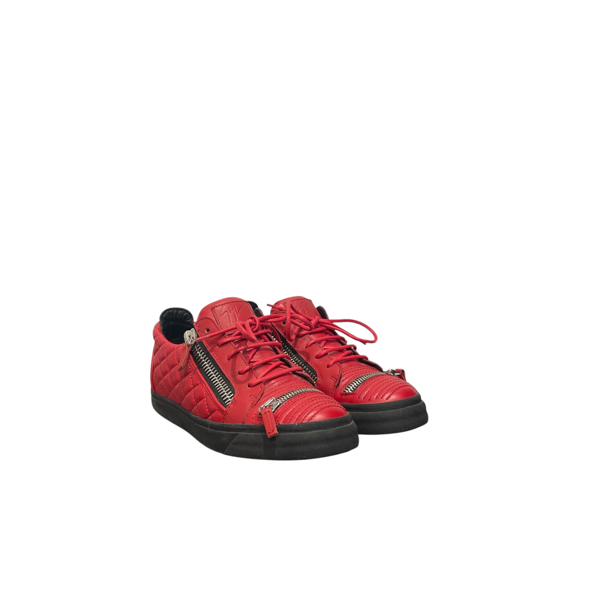 Giuseppe Zanotti/Low-Sneakers/EU 41/Leather/RED/U-Tip/GUISEPPE LEATHER RED PROJECTS view 1