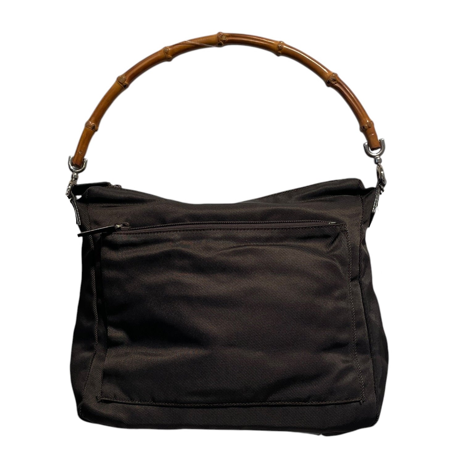 GUCCI/Cross Body Bag/Nylon/BRW/BAMBOO HANDLE"159" view 1
