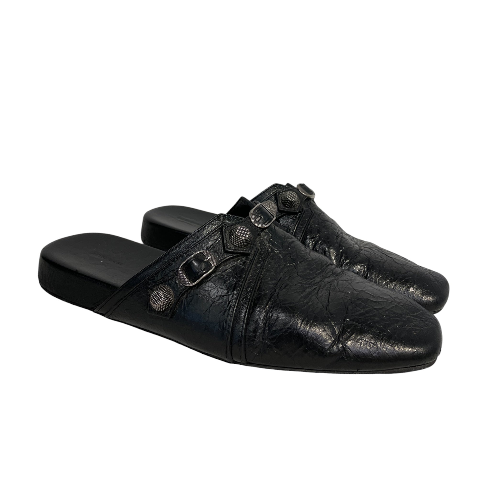 BALENCIAGA/Loafers/US 11/Leather/BLK/COSY CAGOLE MULE BLK view 1