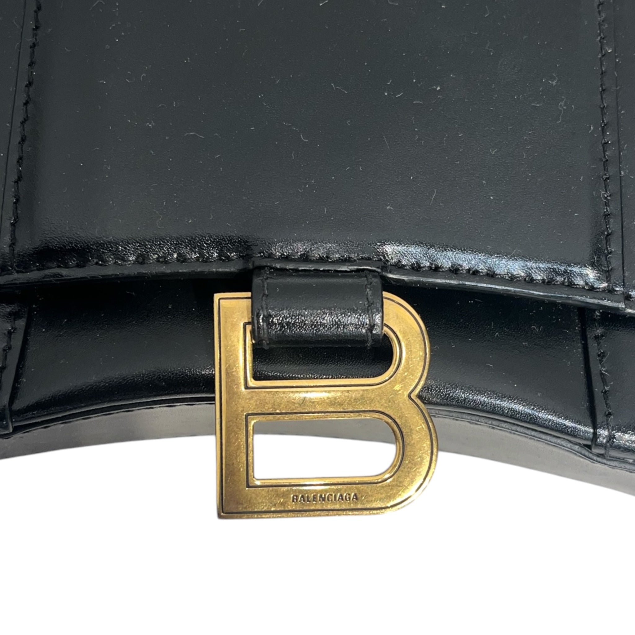 BALENCIAGA/Bag/Leather/BLK/slouch bag view 7