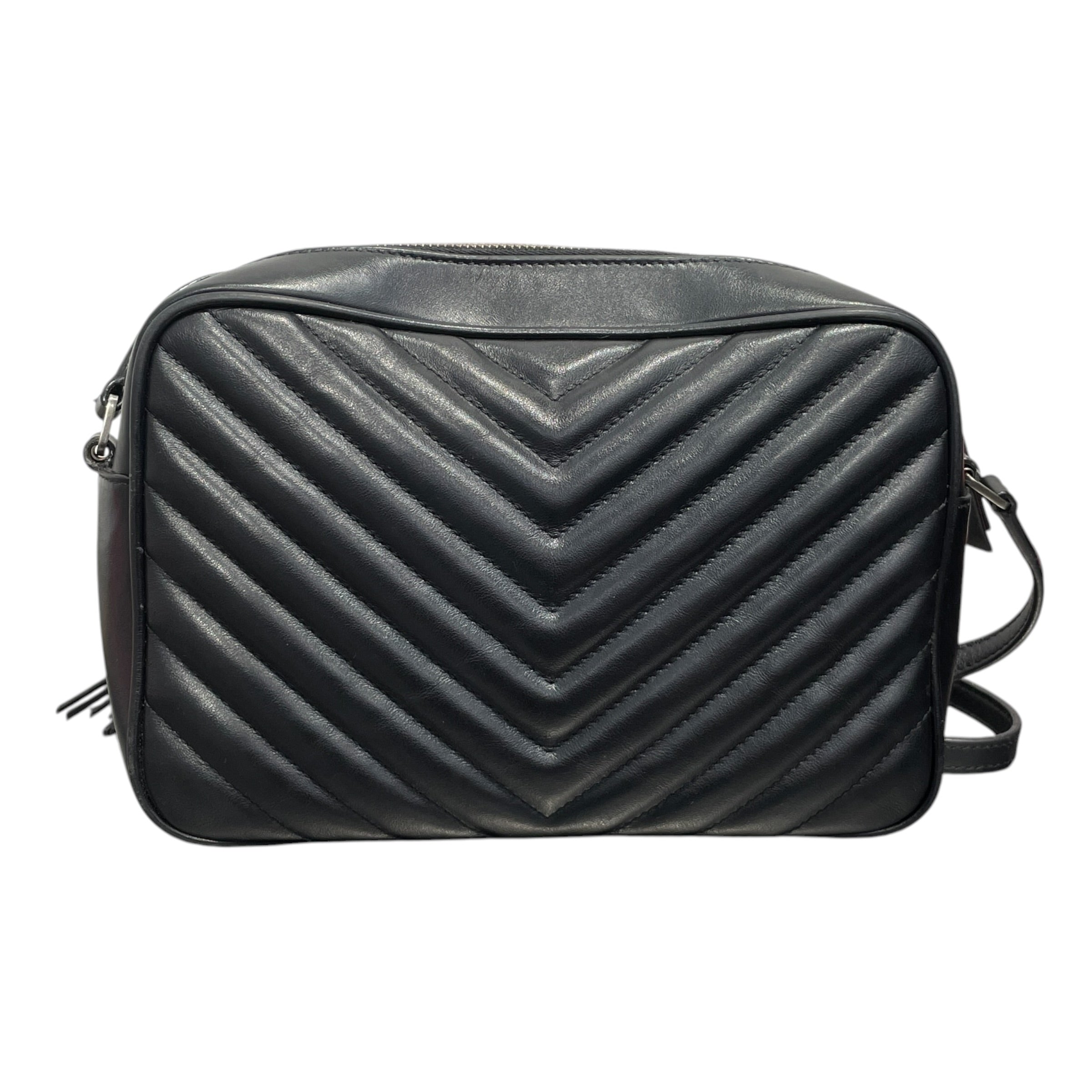 YVES SAINT LAURENT/Cross Body Bag/Leather/BLK/YSL CROSSBODY BAG view 4