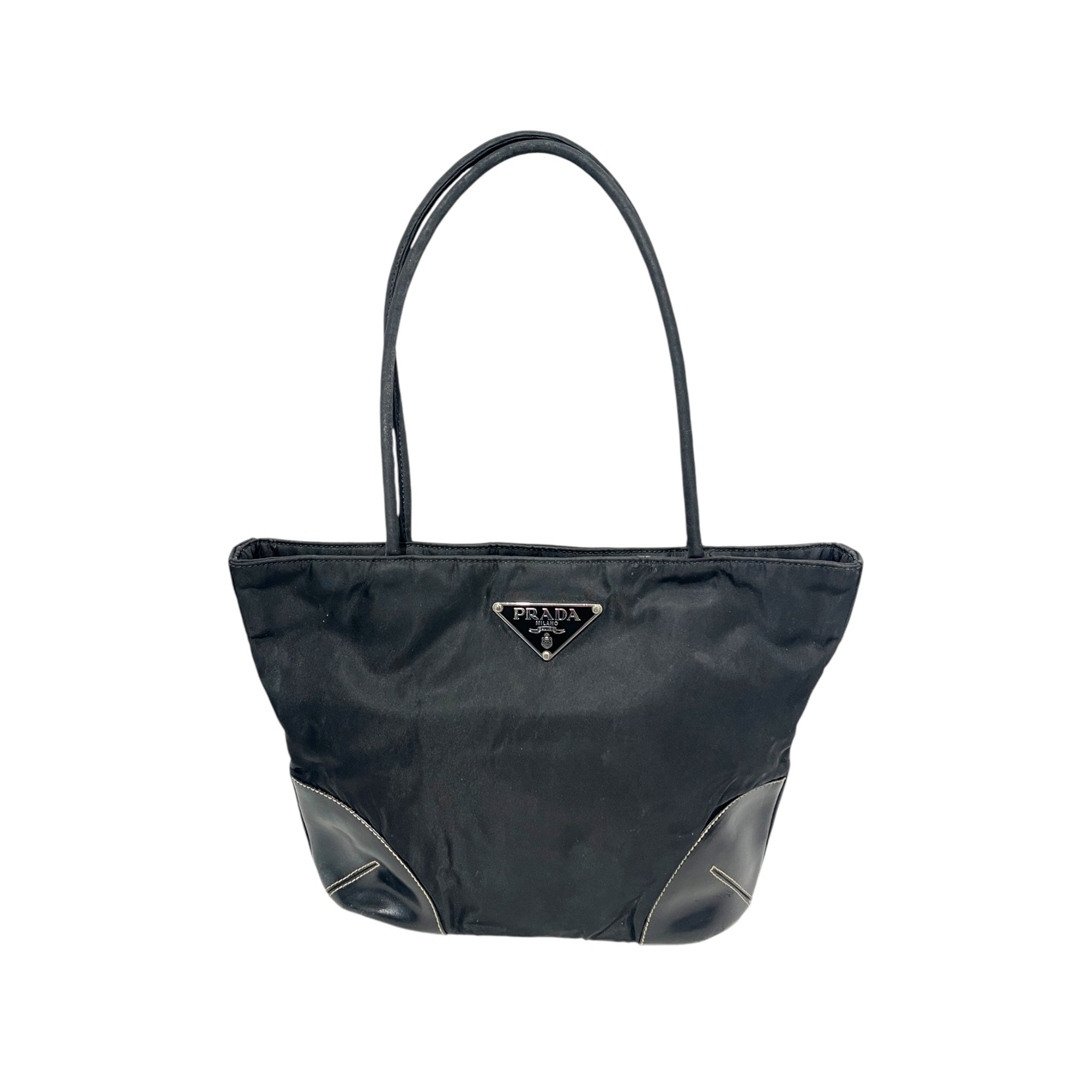 PRADA/Tote Bag/Nylon/BLK/prada mini tote view 1