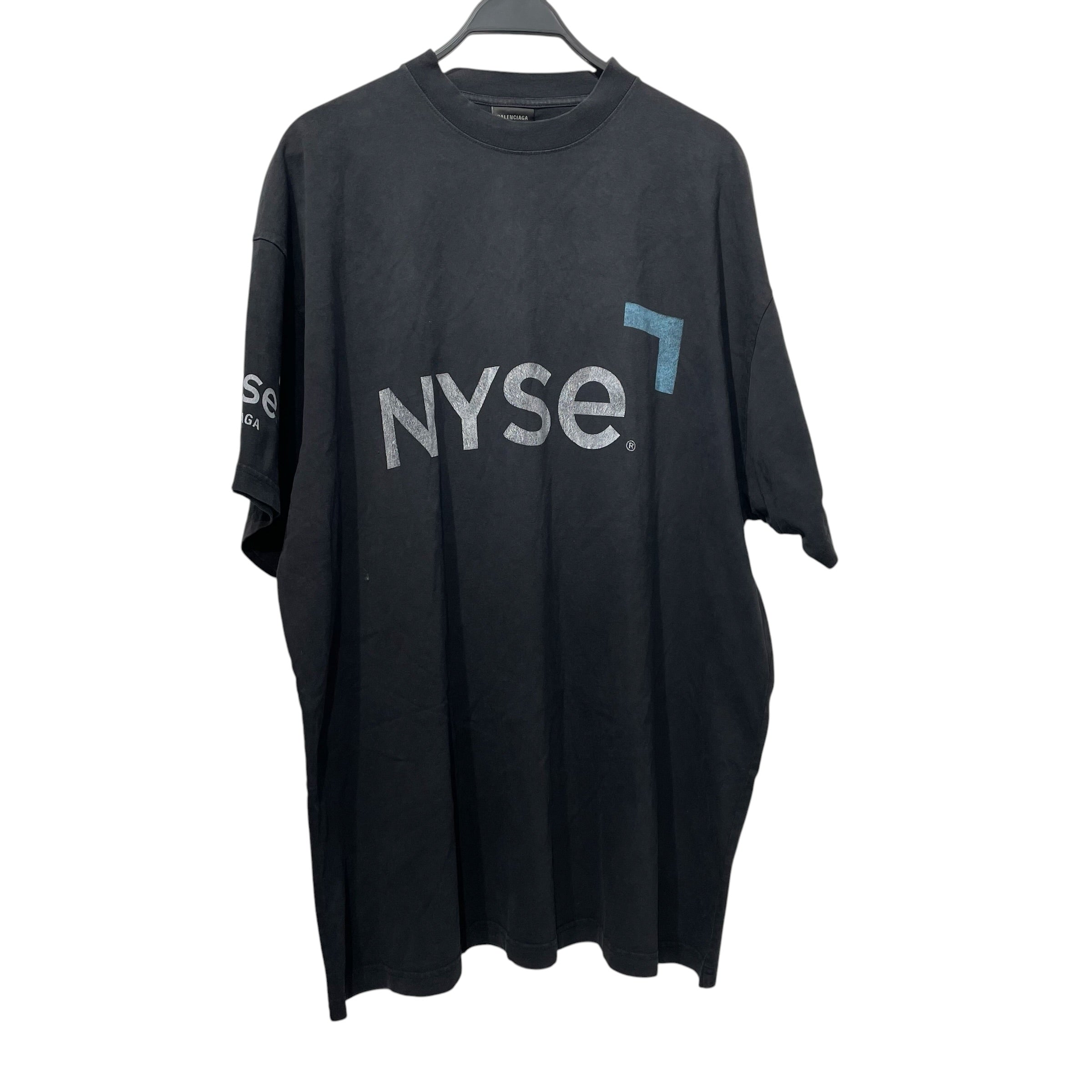 BALENCIAGA/T-Shirt/4/Cotton/BLK/2022 NYSE view 1
