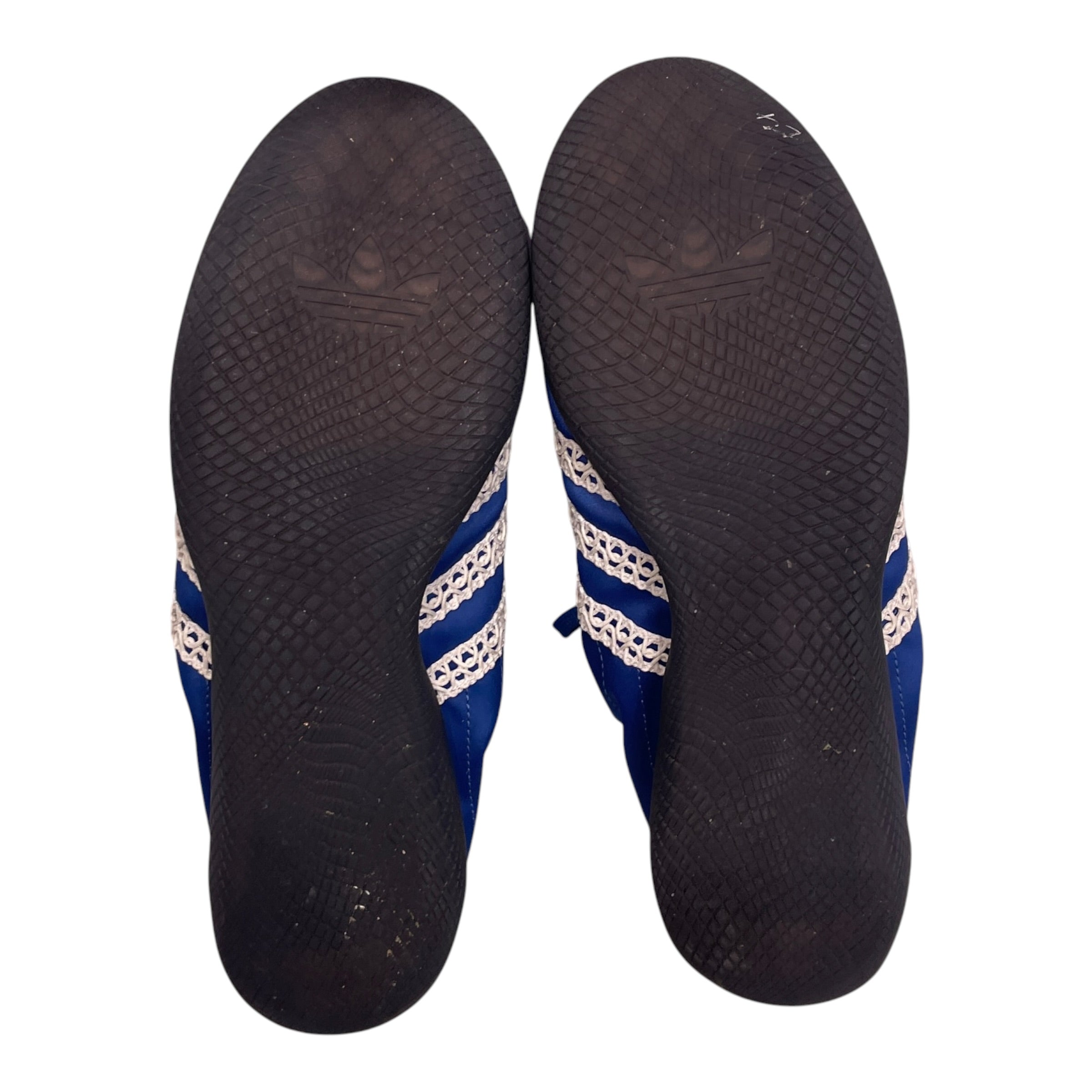adidas/WALES BONNER/Low-Sneakers/US 10/Cotton/BLU/CROCHET 3 STRIPE view 4