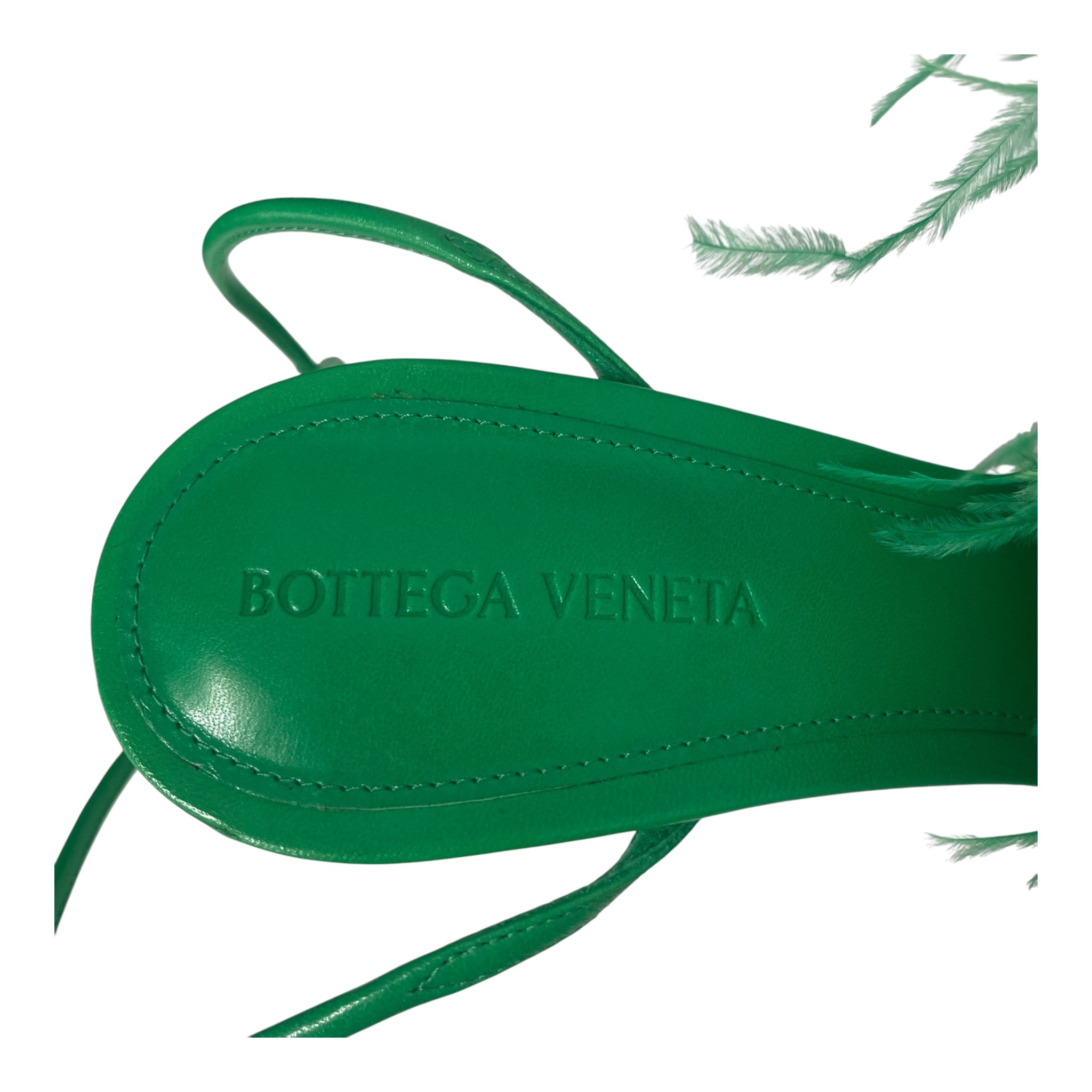 BOTTEGA VENETA/Heels/US 7.5/Leather/GRN/ view 5