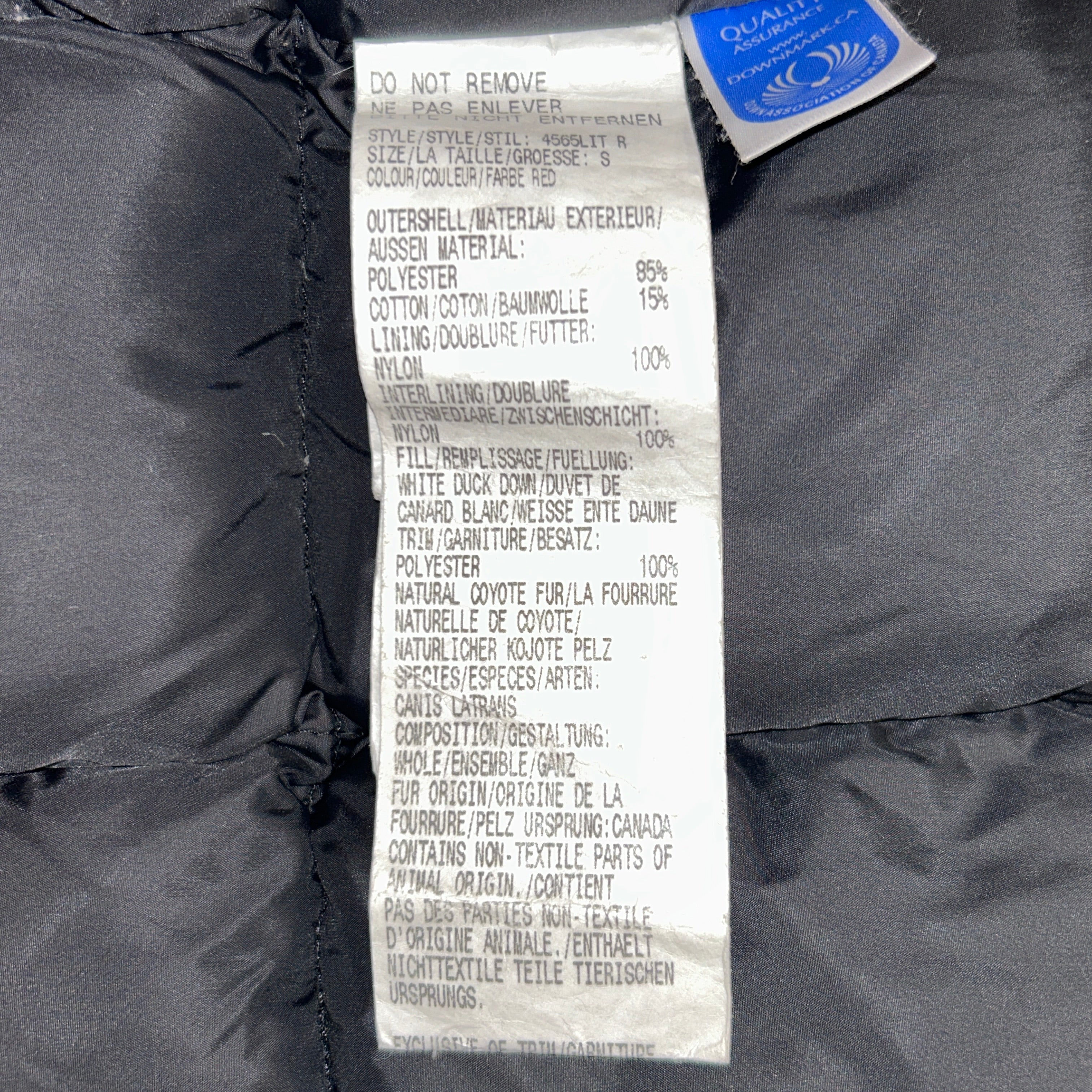 CANADA GOOSE/Mountain Parka/S/Nylon/RED/parka fur view 4