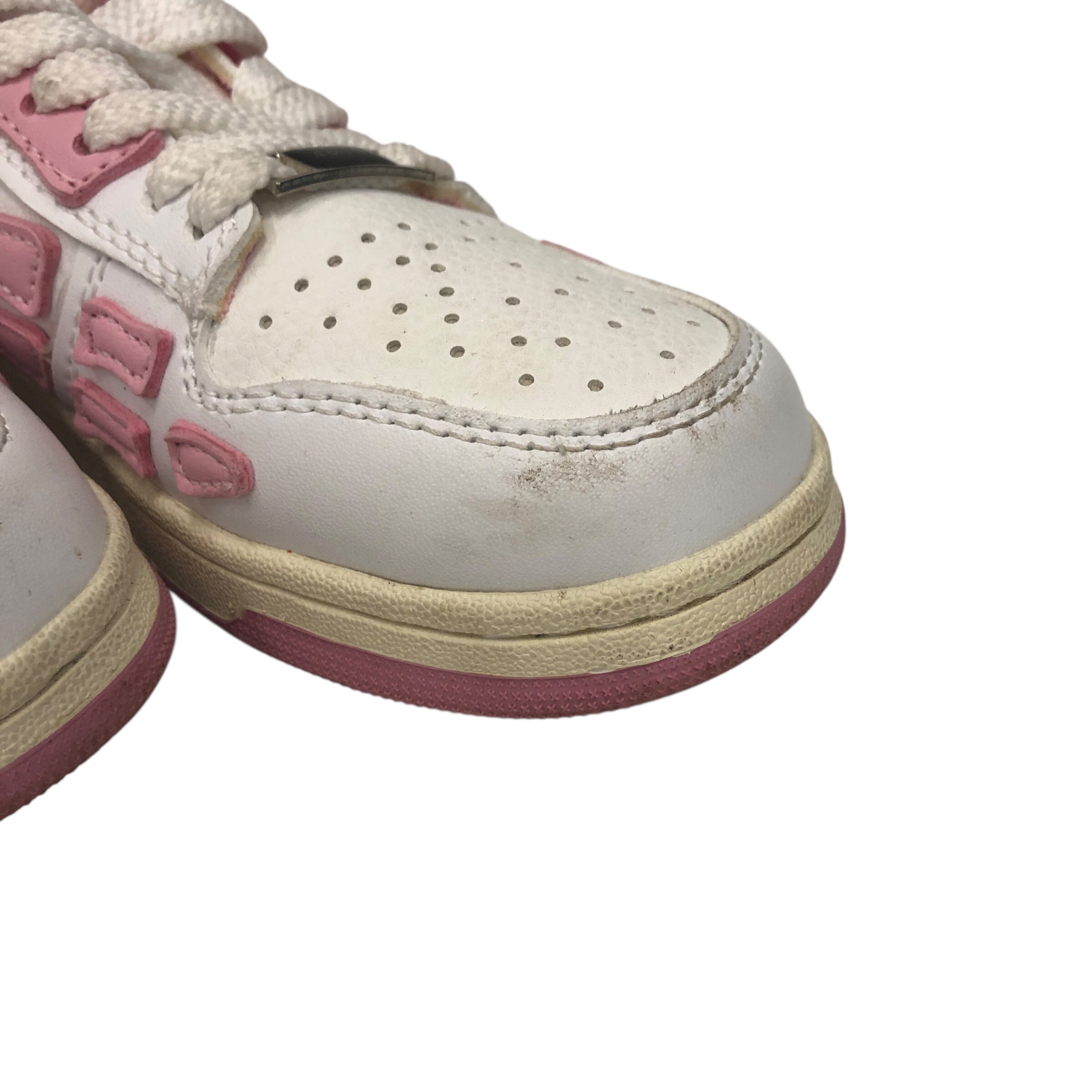 AMIRI/Low-Sneakers/US 6/Leather/PNK/Hot Pink Skeleton view 4