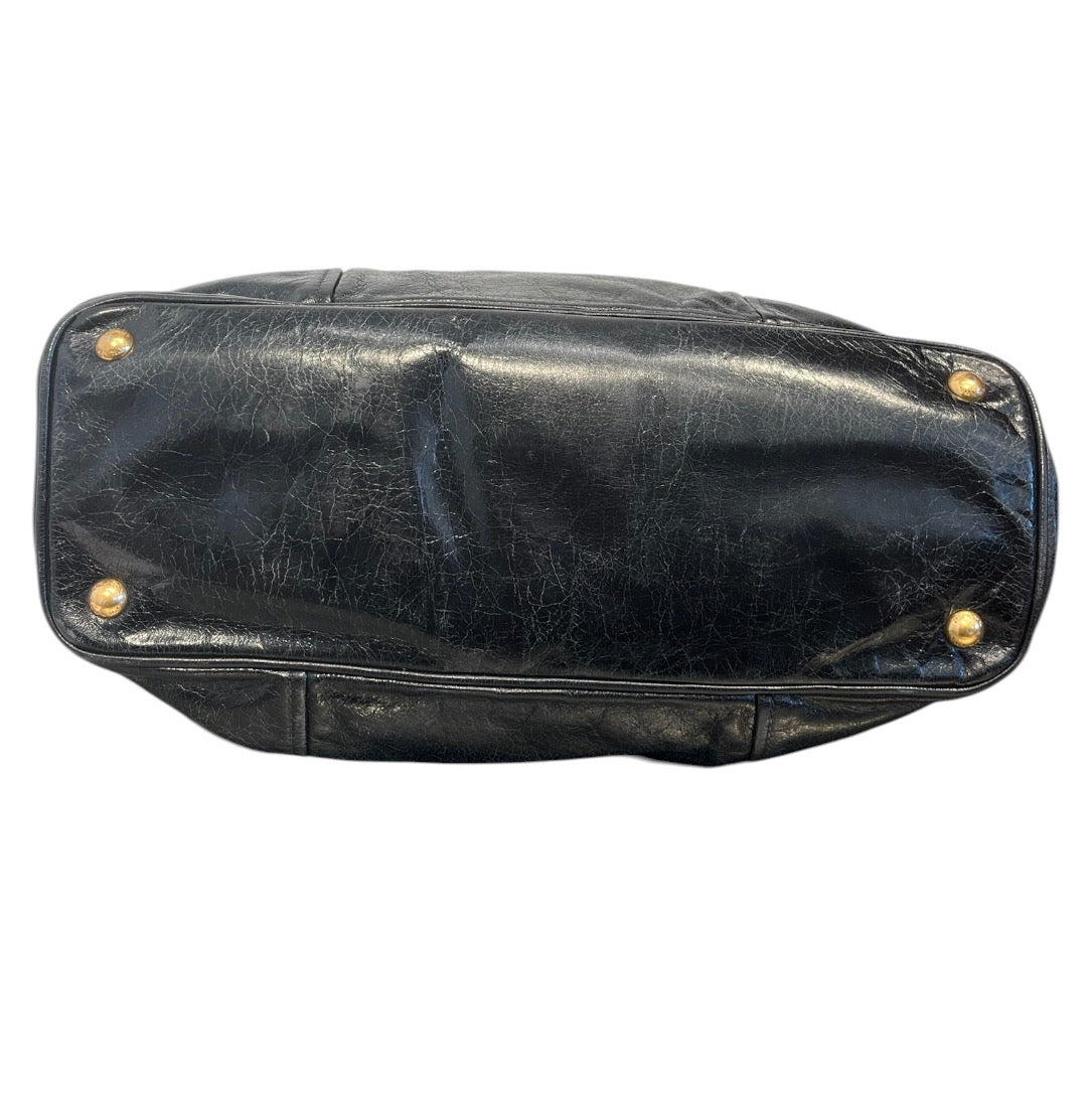 PRADA/Hand Bag/Leather/BLK/194 view 3