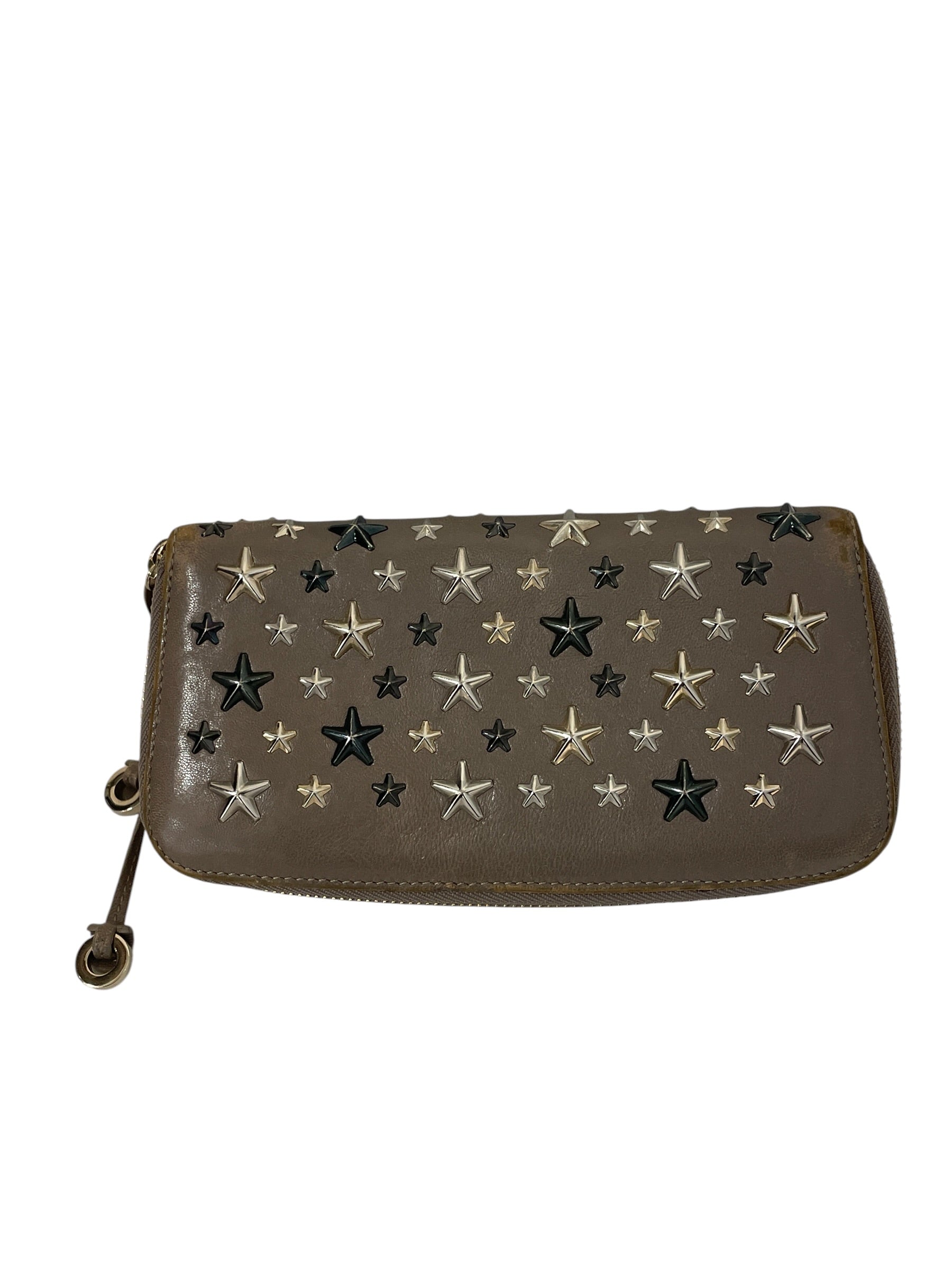 JIMMY CHOO/Long Wallet/GRY/L's/STAR STUDS LONG WALLET GRY view 1