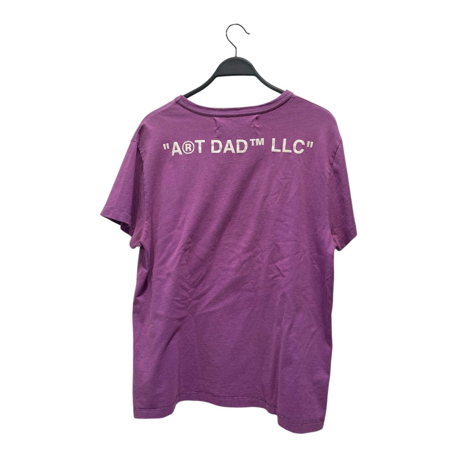 OFF-WHITE/T-Shirt/S/Cotton/PPL/Graphic/Art Dad LLC Tee view 2