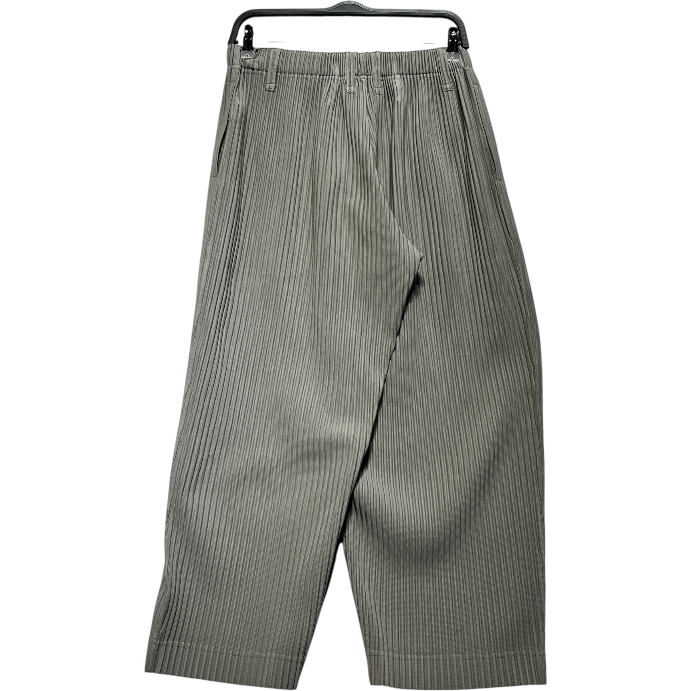 HOMME PLISSE ISSEY MIYAKE/Pants/1/Polyester/GRY/Belt Loop Trousers view 4