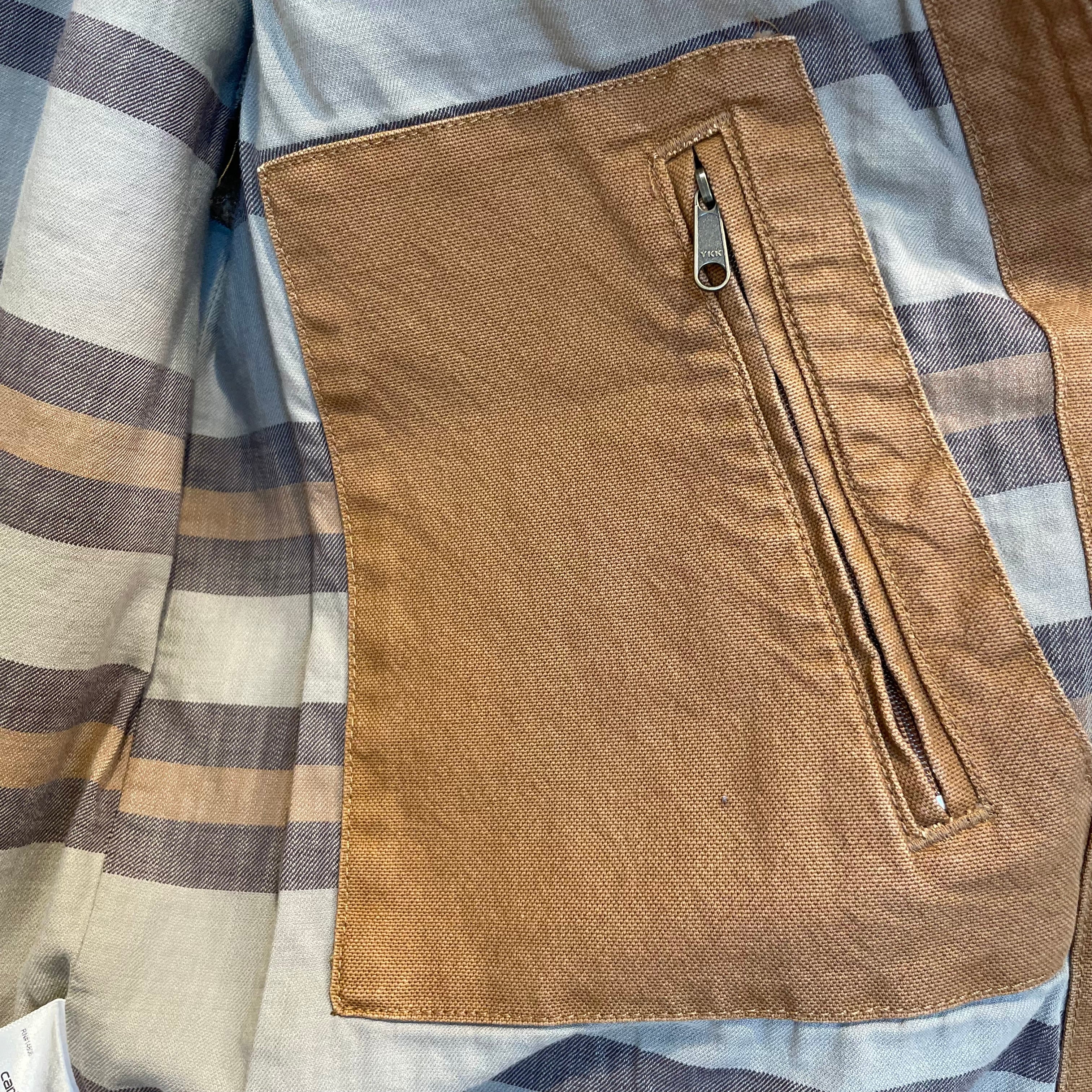 Carhartt/Jacket/M/Denim/CML/blk neck lining view 4