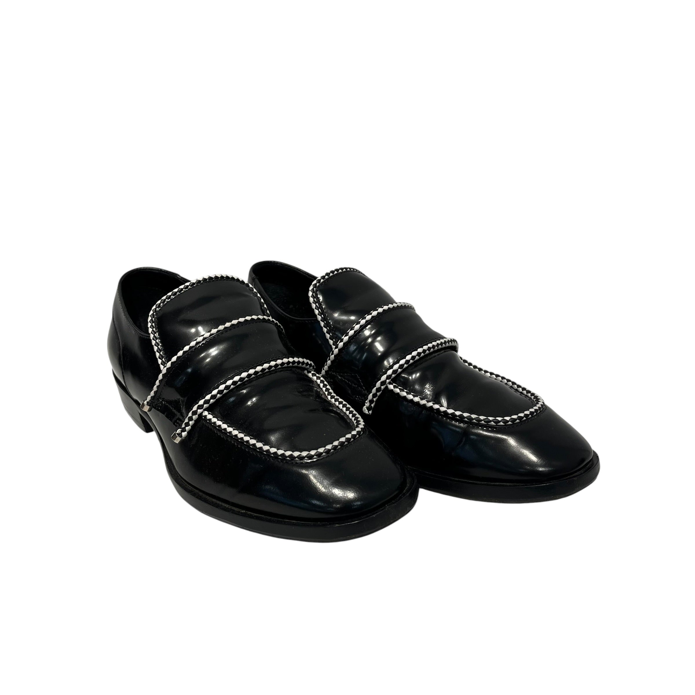 JIMMY CHOO/Loafers/EU 40/Leather/BLK/ view 1