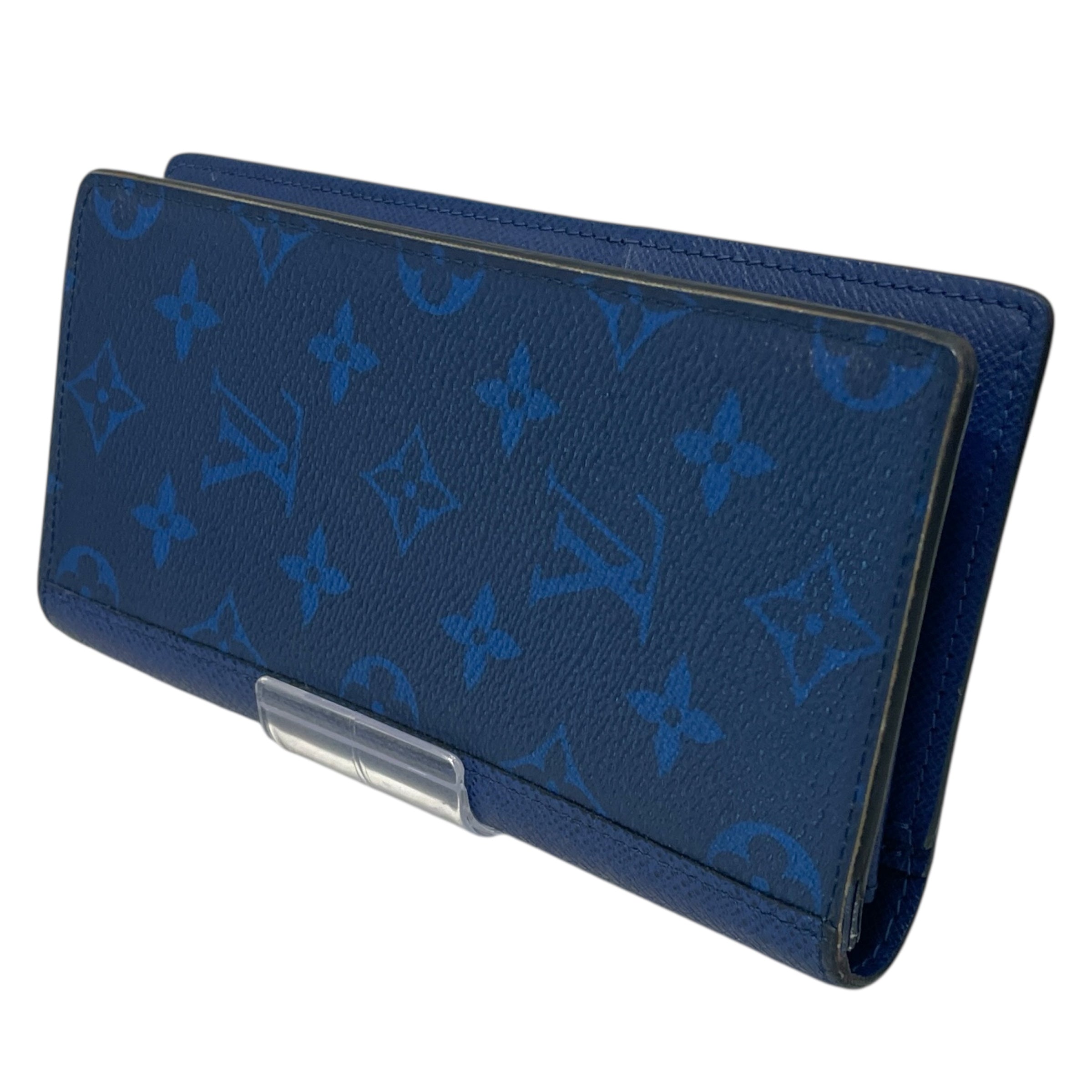LOUIS VUITTON/Bifold Wallet/Monogram/Leather/NVY/taigarama portefeuille brazza view 2