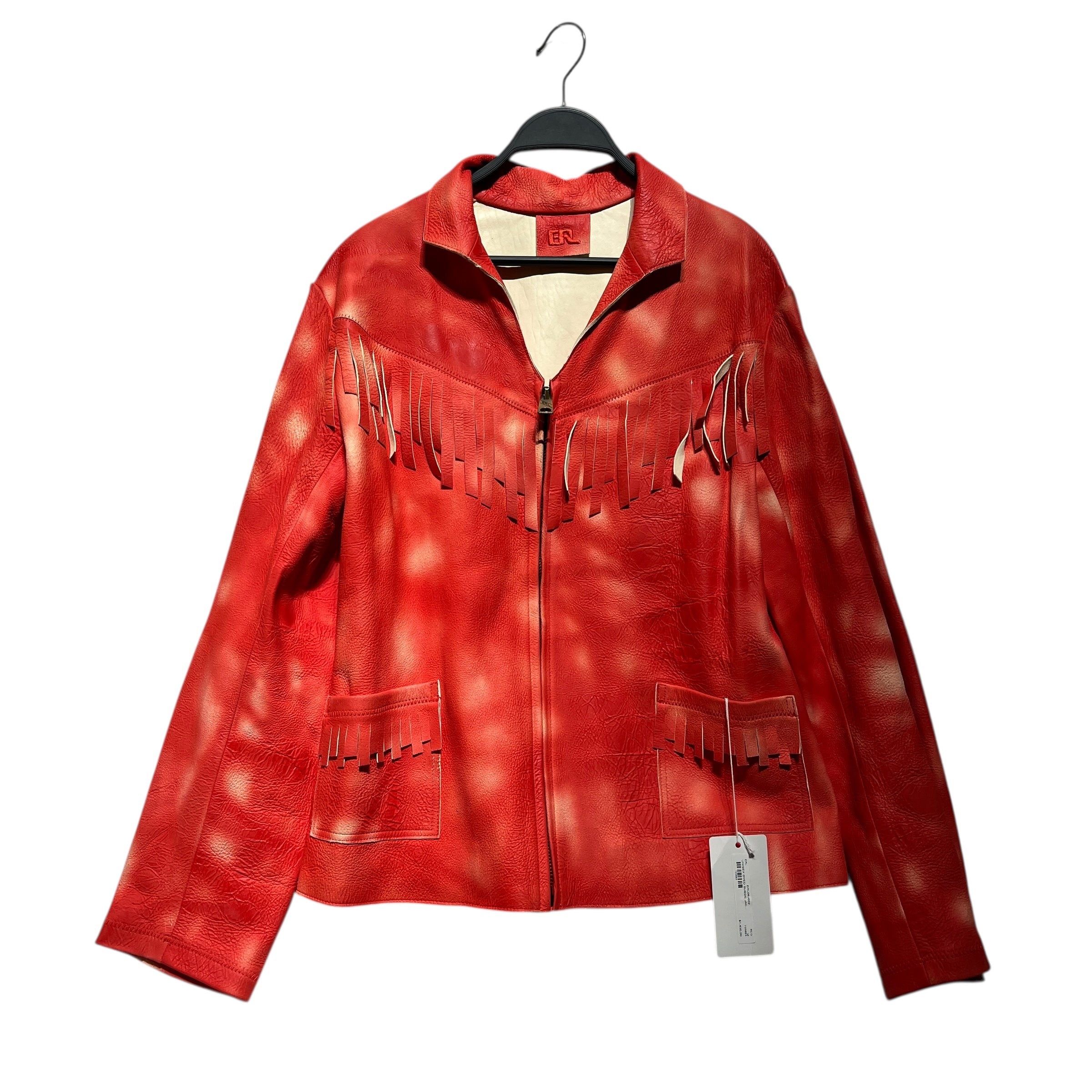 ERL/Leather Jkt/M/Leather/RED/ view 1