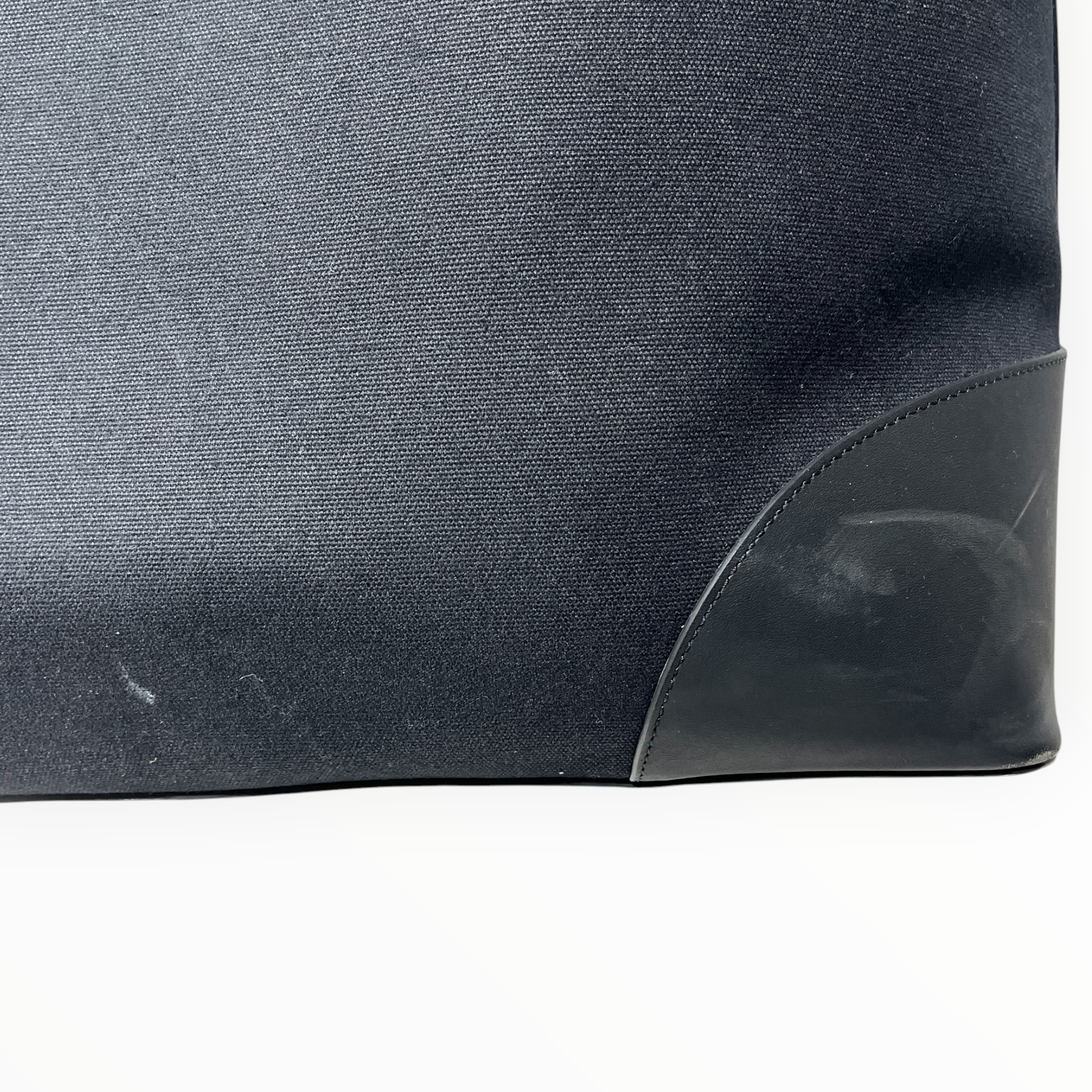 KITH/Tote Bag/Graphic/Cotton/BLK/leather trimmed canvas tote view 7