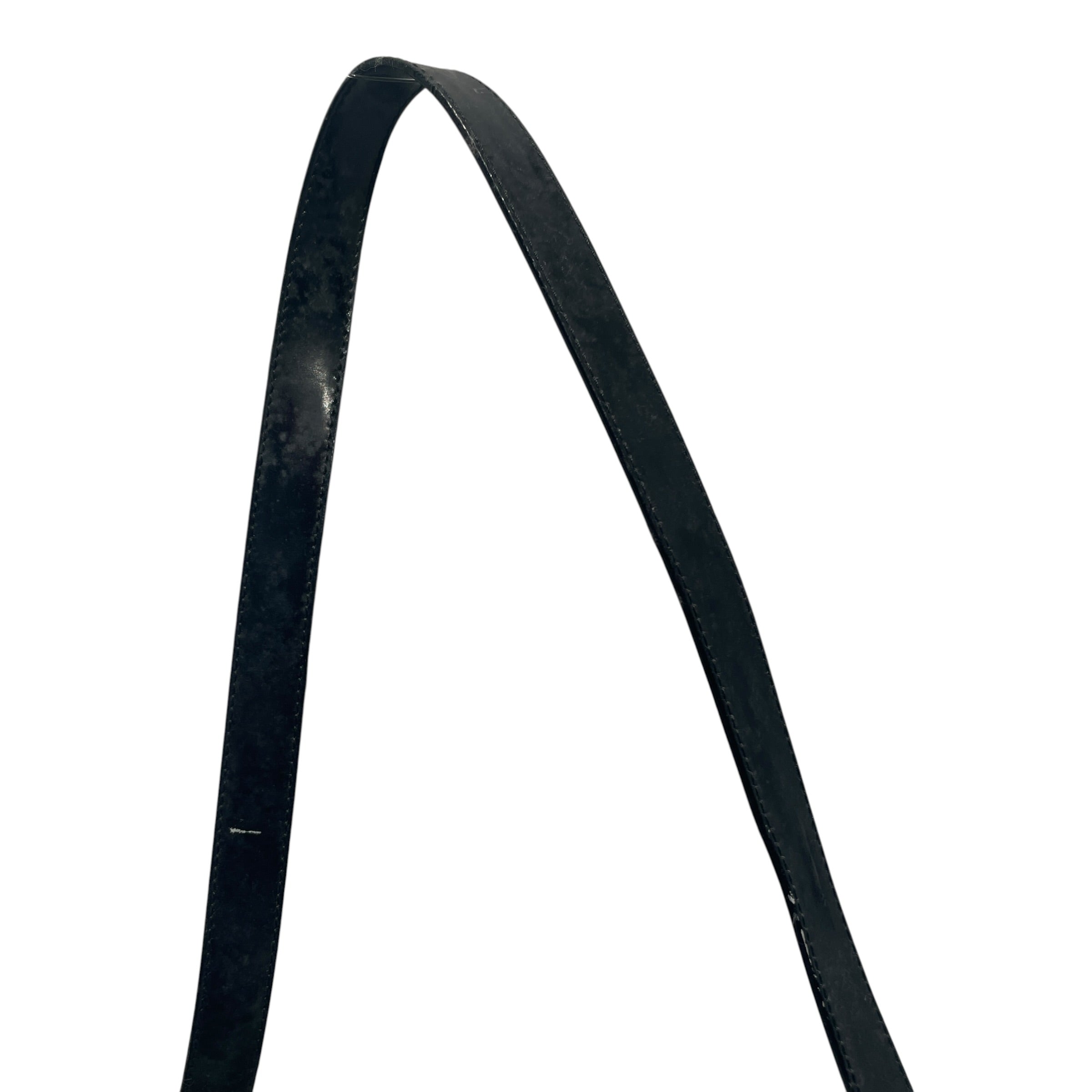 GUCCI/Hand Bag/Nylon/BLK/Vintage Bamboo Hobo Bag view 4