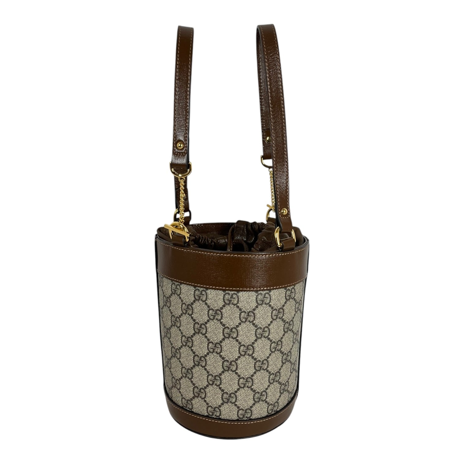 GUCCI/Hand Bag/Monogram/Leather/BEG/HORSEBIT BUCKET BAG view 2