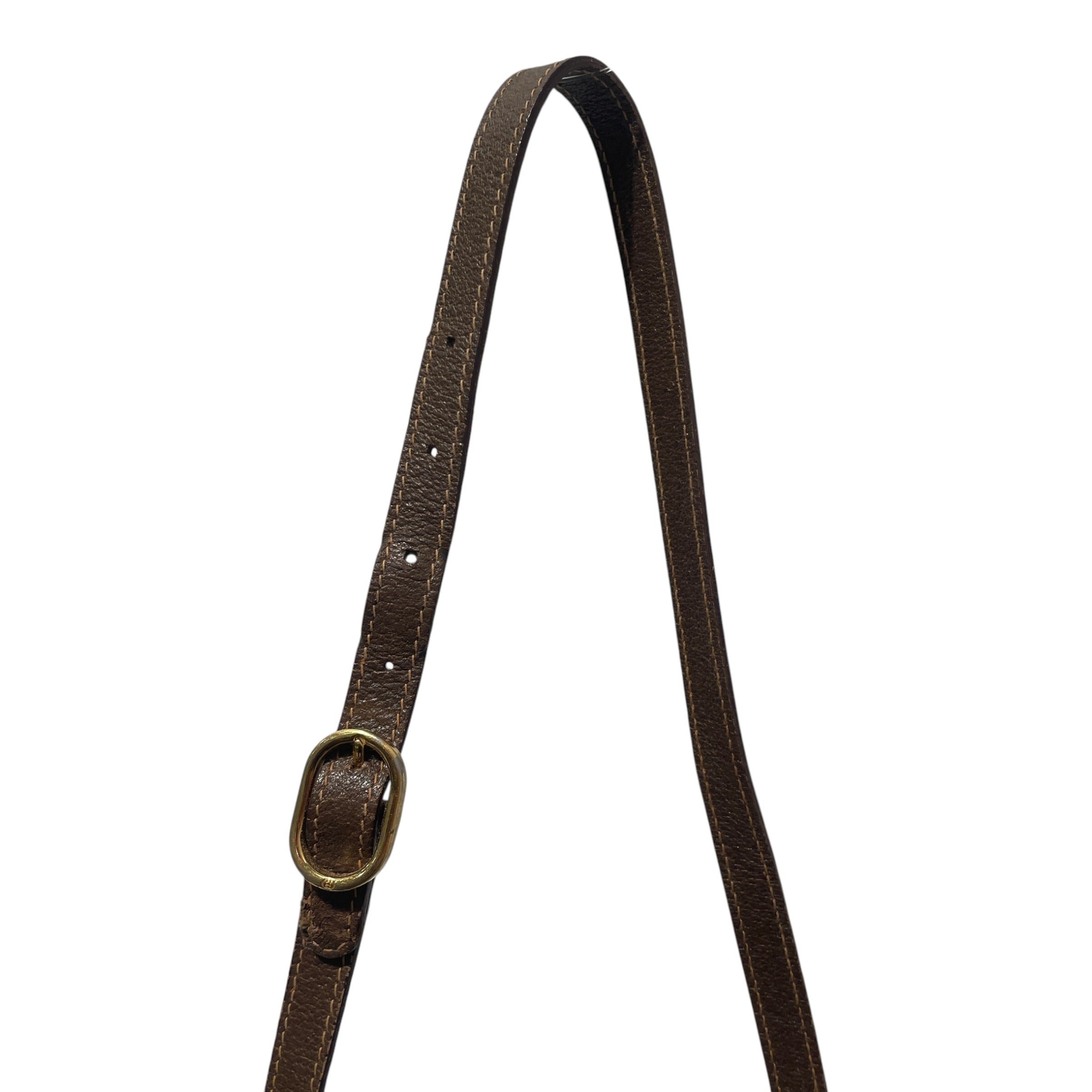GUCCI/Cross Body Bag/Monogram/Leather/BRW/Sherry Line Crossbody Bag view 6