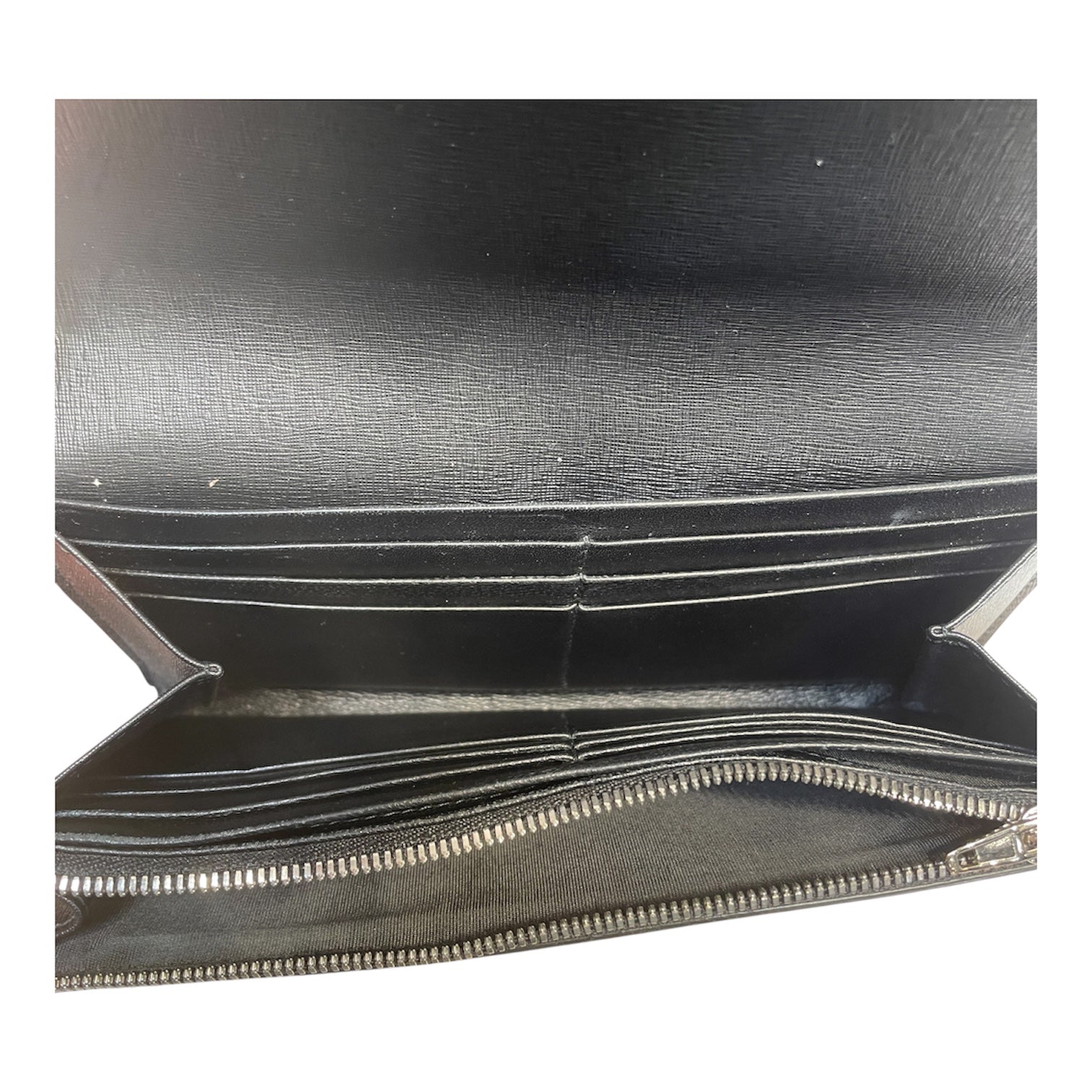 BALENCIAGA/Long Wallet/Leather/BLK/L's/CONTINENTAL ZIP WALLET view 6