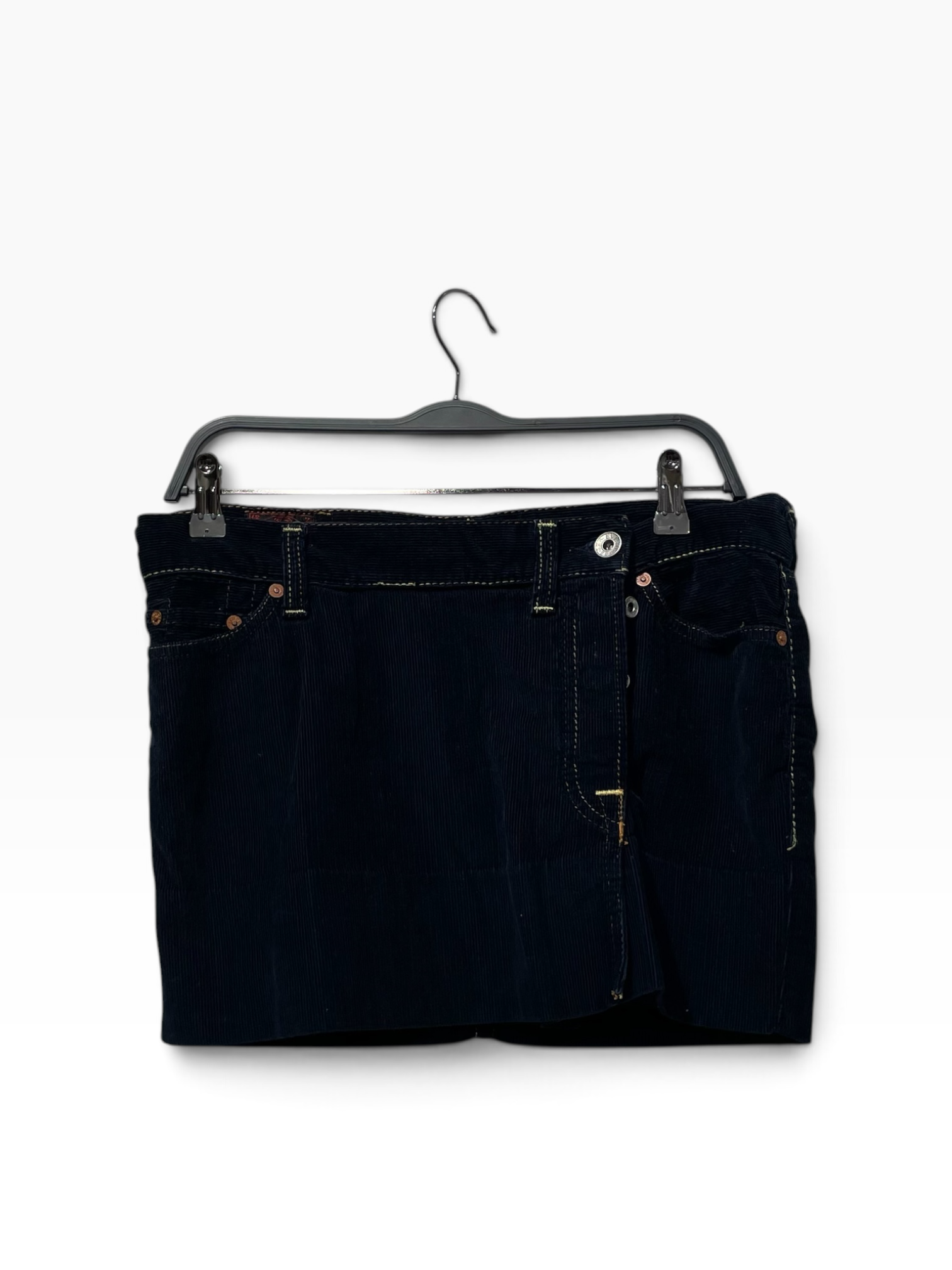 EVISU/Skirt/29/Corduroy/NVY/ view 2