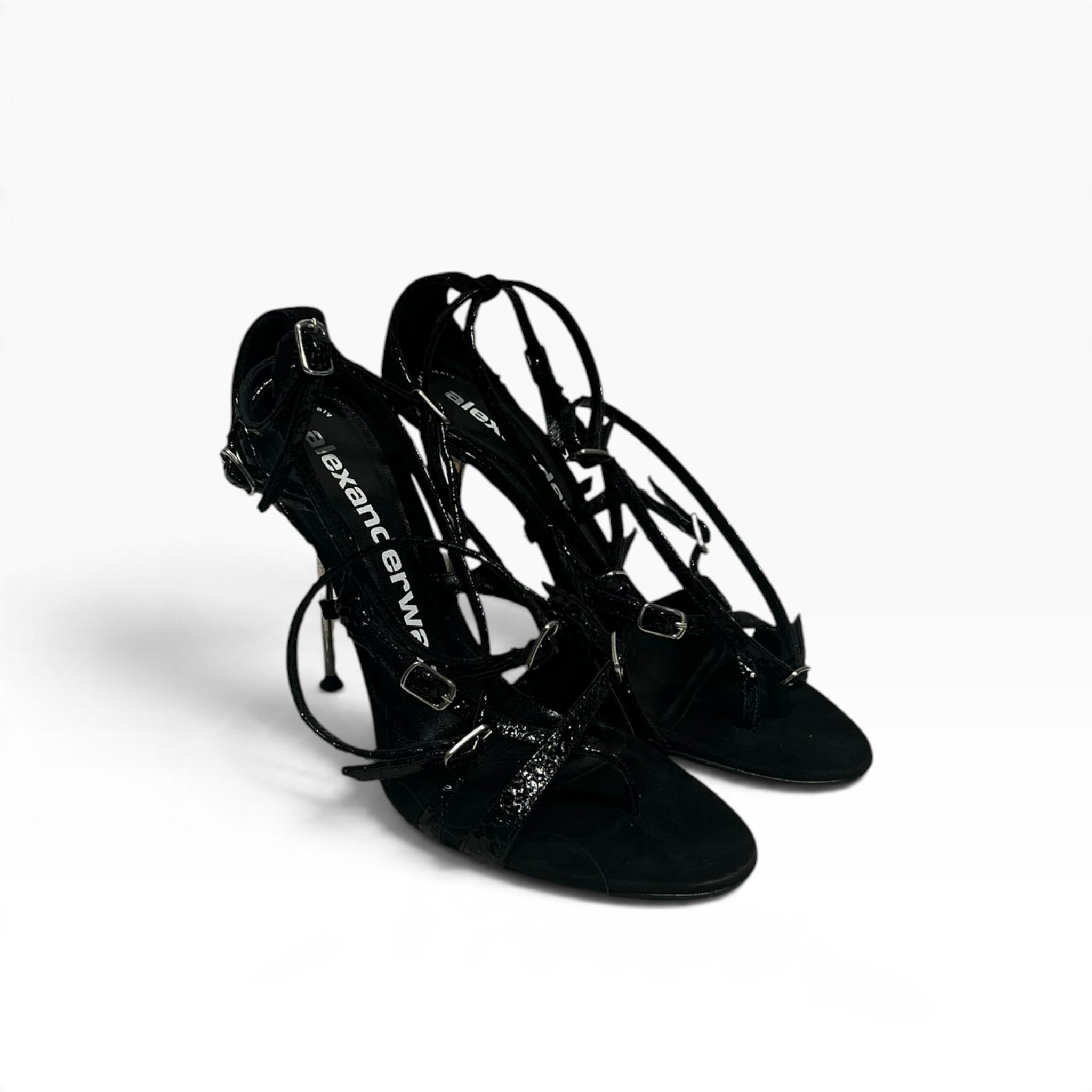 Alexander Wang/Heels/EU 38.5/BLK/Open-Toe/ view 1