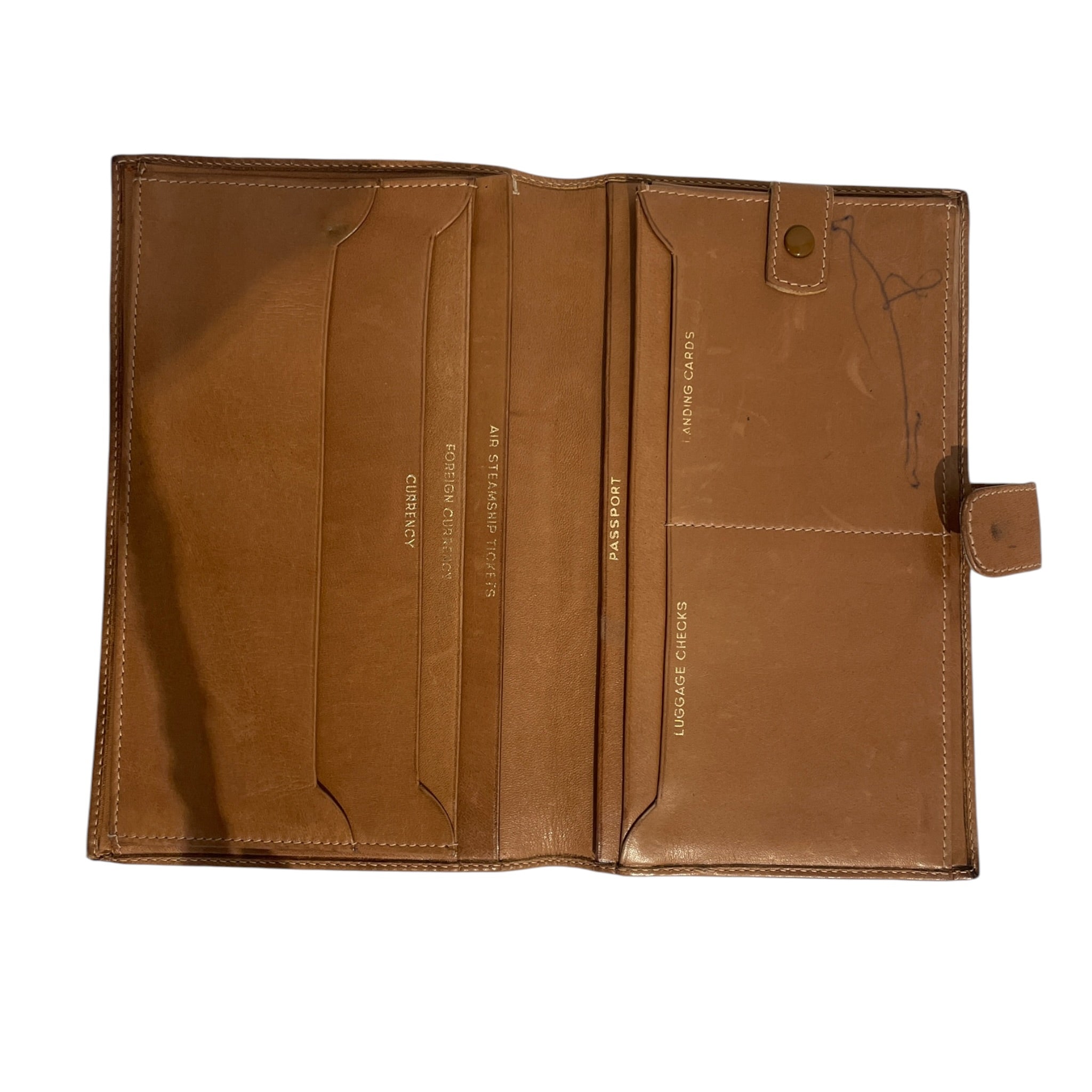 GUCCI/Pass Case/Leather/BRW/M's/Passport Holder, Front Stripe view 4