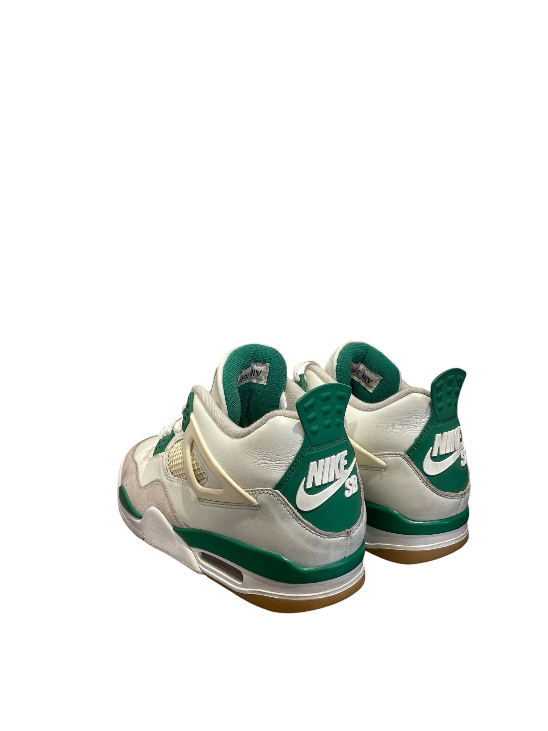 JORDAN BRAND/Hi-Sneakers/US 10/Leather/WHT/PINE GREEN AJ4 SB view 2