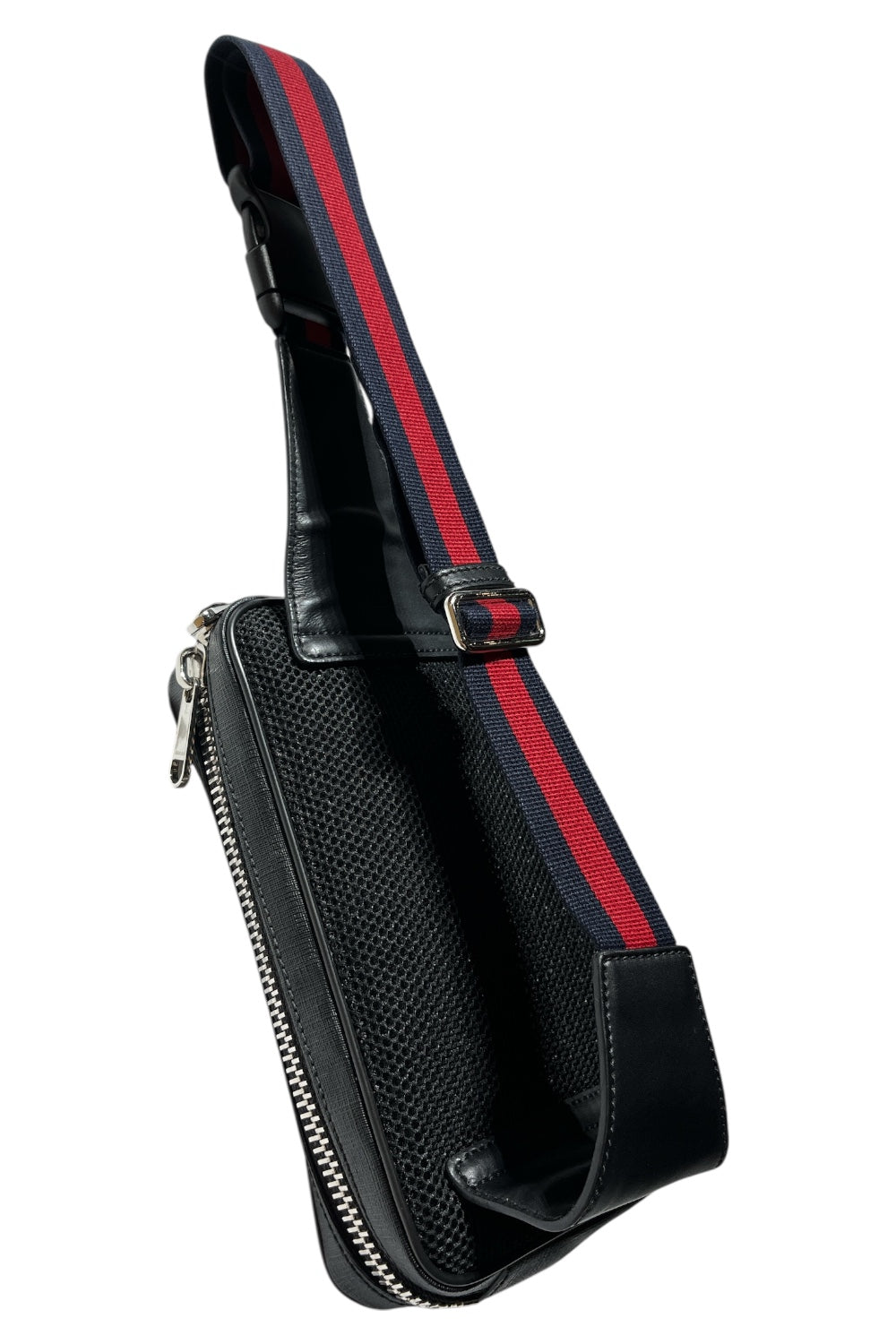 GUCCI/Fanny Pack/Monogram/Leather/BLK/SUPREME MONOGRAM BUM BAG view 5